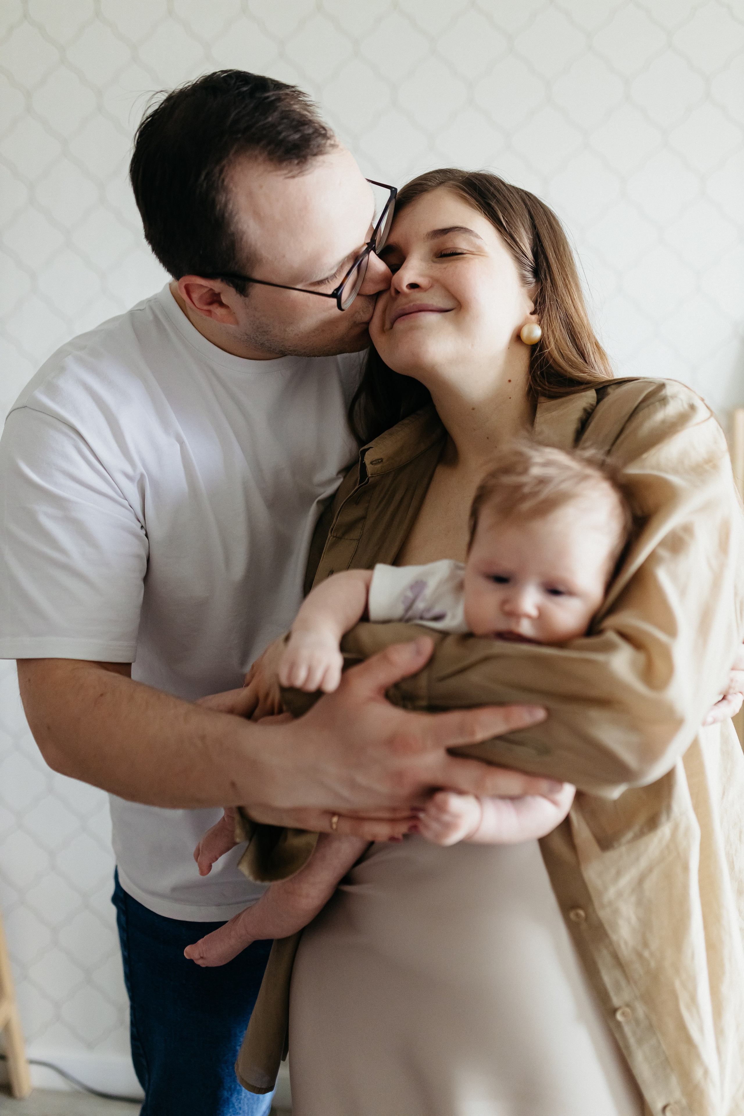 Семейная история. Фотограф родов выписка новорожденных Санкт-Петербург