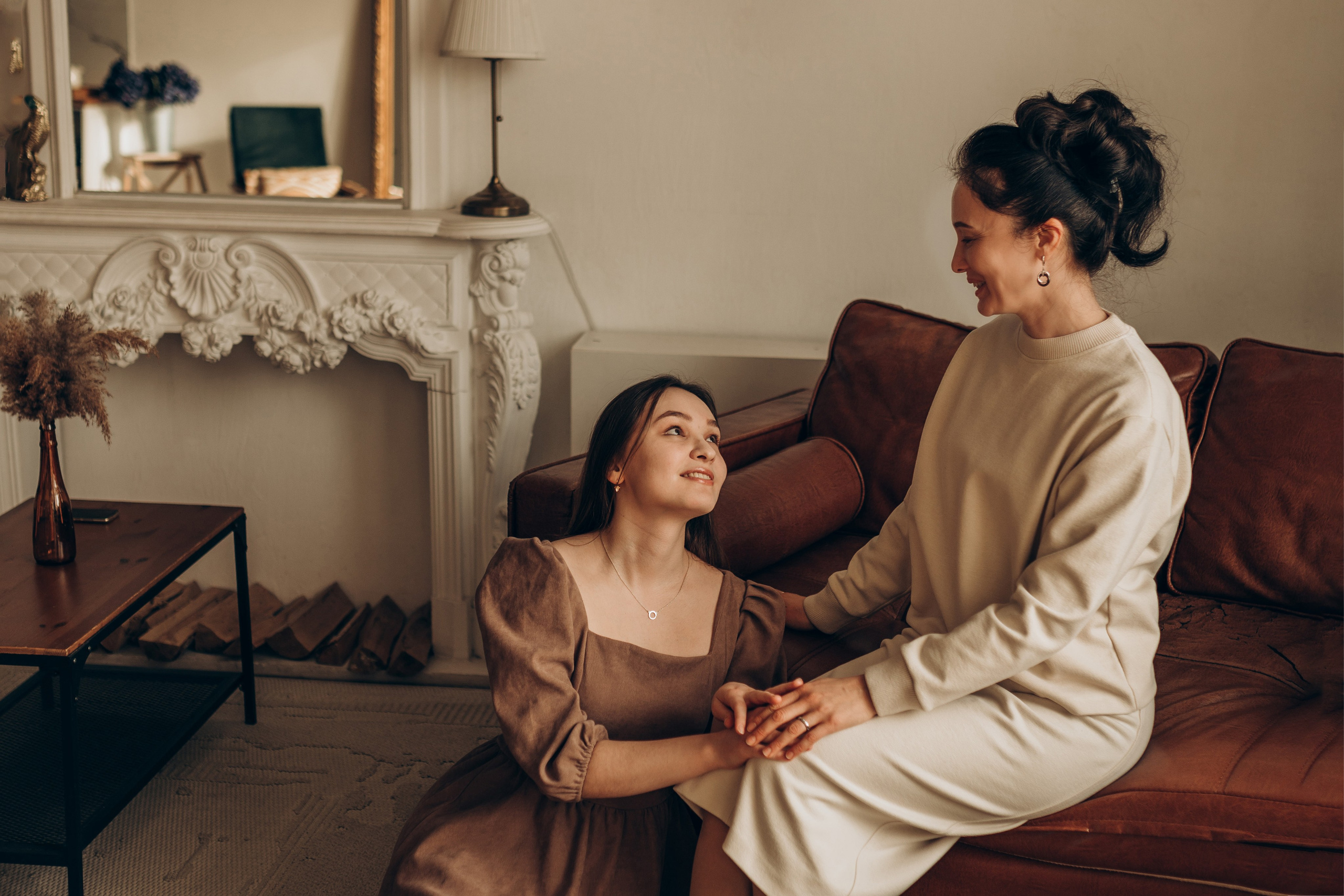 Уютная семейная съёмка в студии. Семейный фотограф в Домодедово и Москве Елена Пичугина