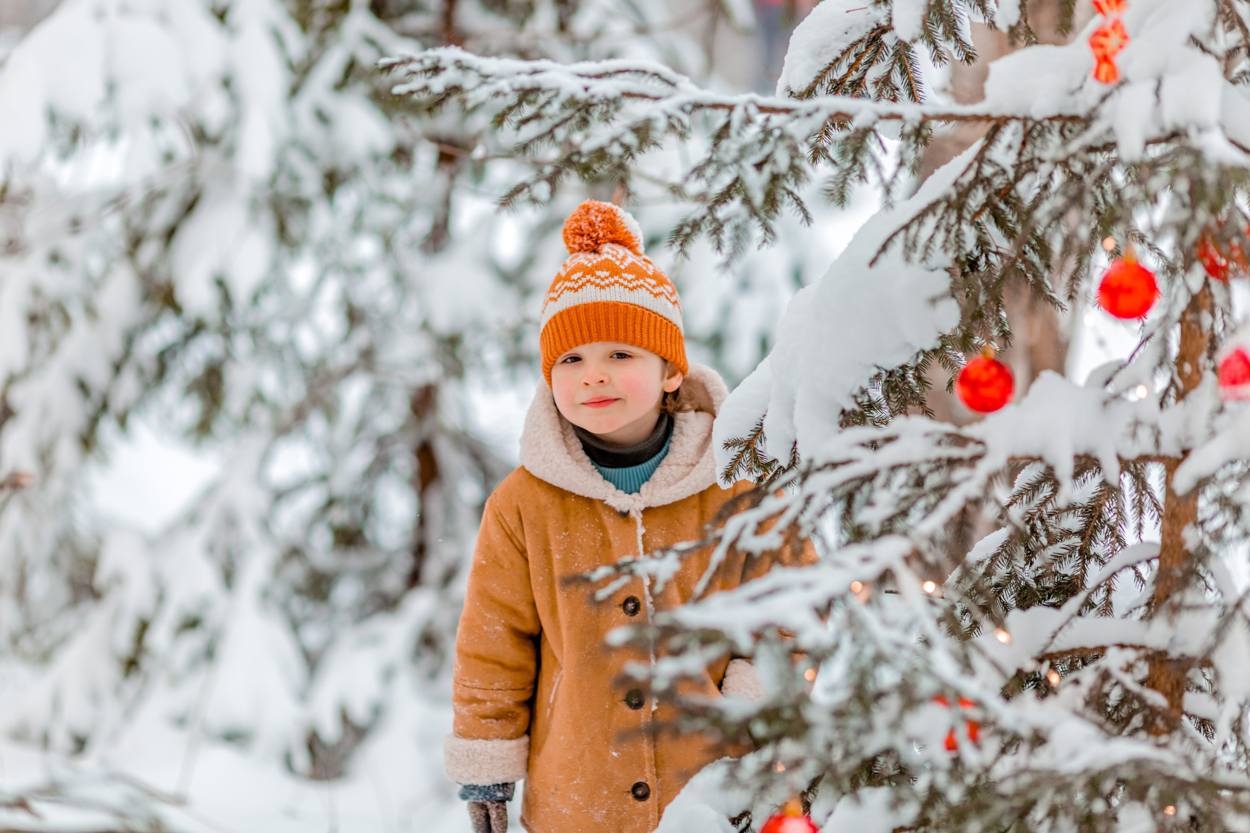 Зимний лес. Семейный и детский фотограф в Москве Алёна Кораблина
