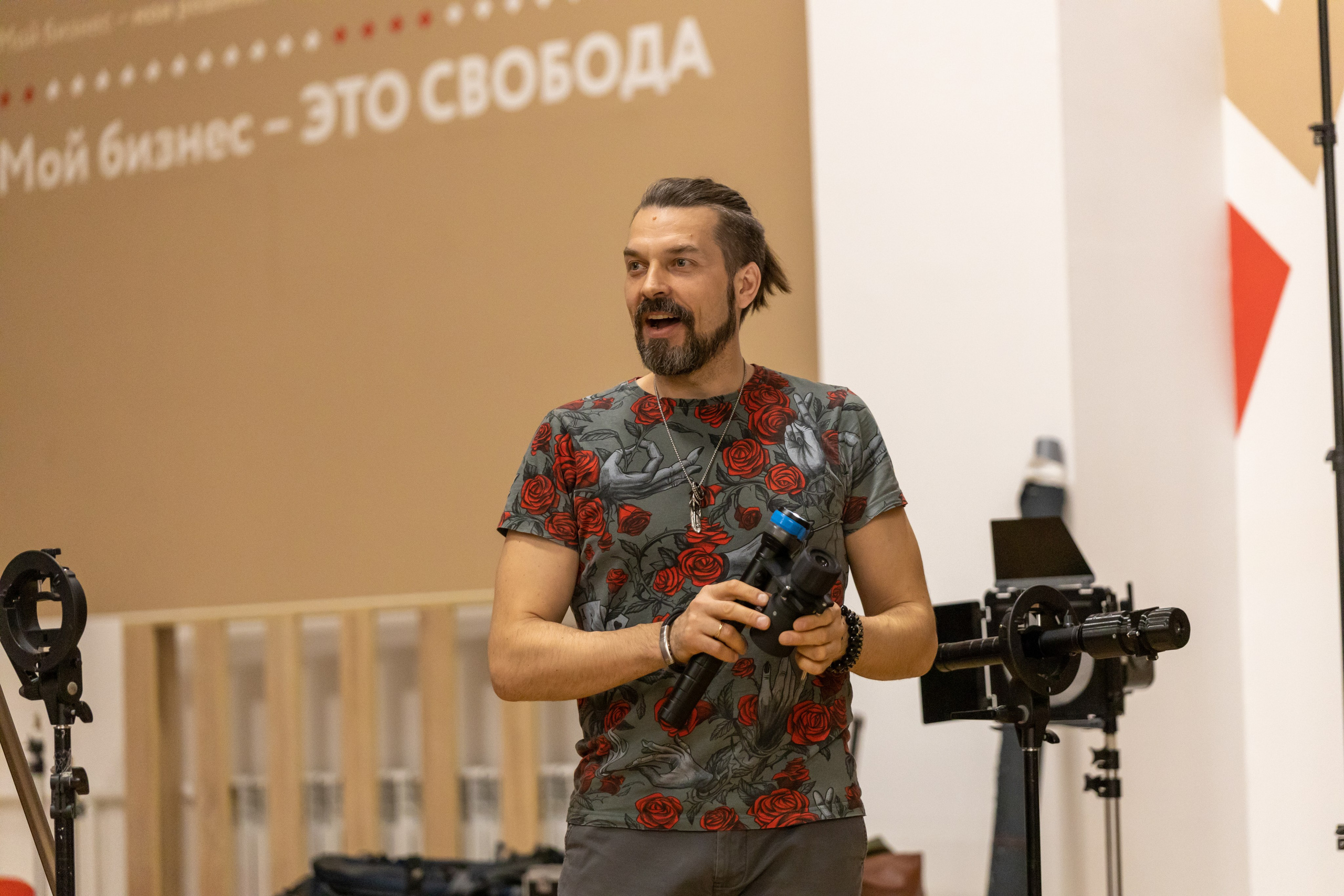 Репортаж для Мой Бизнес — Мастеркласс Павла Ребанда. Фотограф в Туле Крупский АнДРей. Фотостудия «КАДР71» в Туле