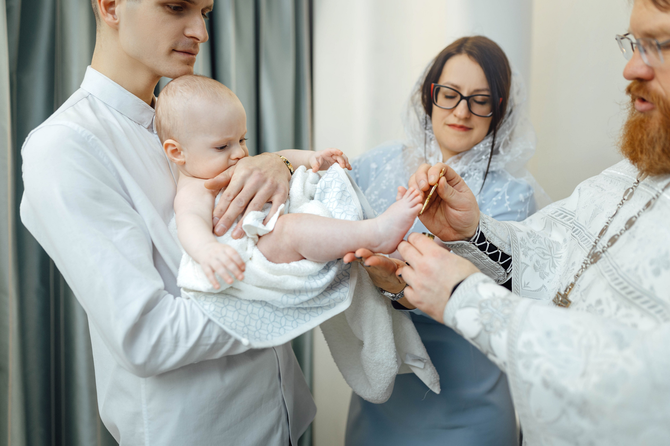 Крещение Матвея, храм Святой Троицы, декабрь 2025