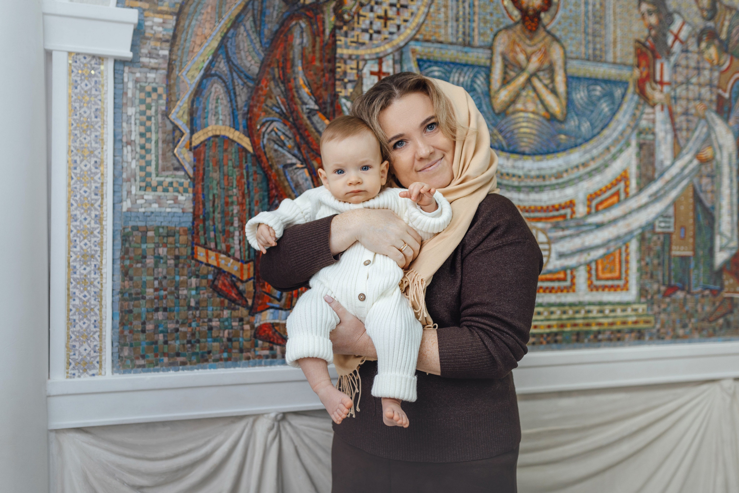 Крещение Демида, храм Святой Троицы, декабрь 2025