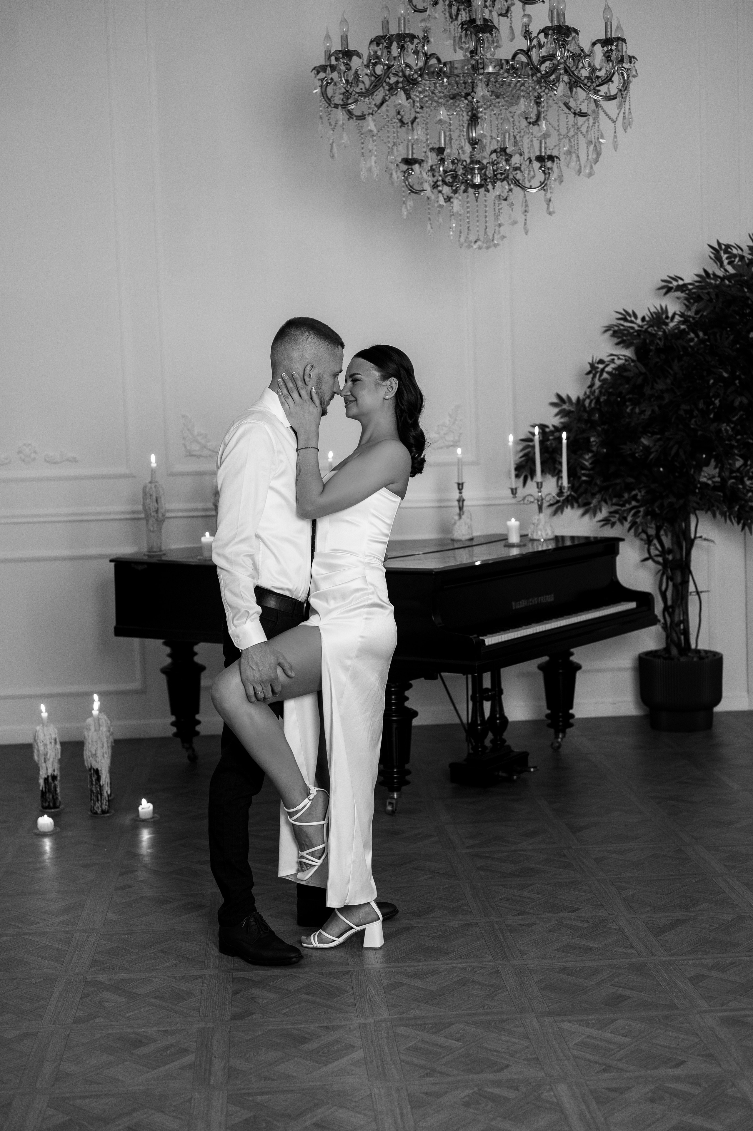 Свадебная фотосессия в студии. Свадебный и семейный фотограф в Краснодаре Алина Мельник