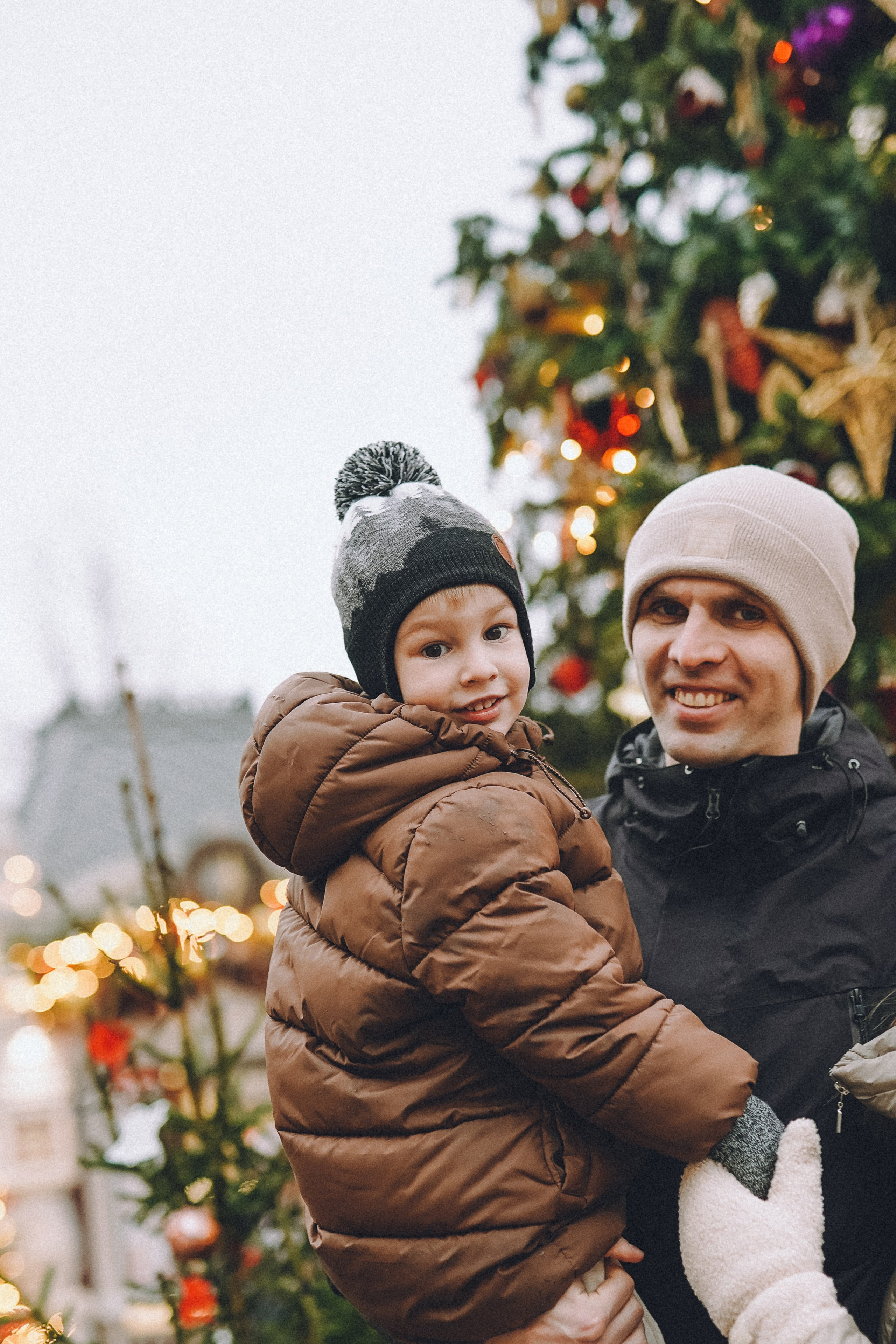 Прогулка по новогодней Москве для Юли, Жени и Вани. Фотограф Наталья Колганова