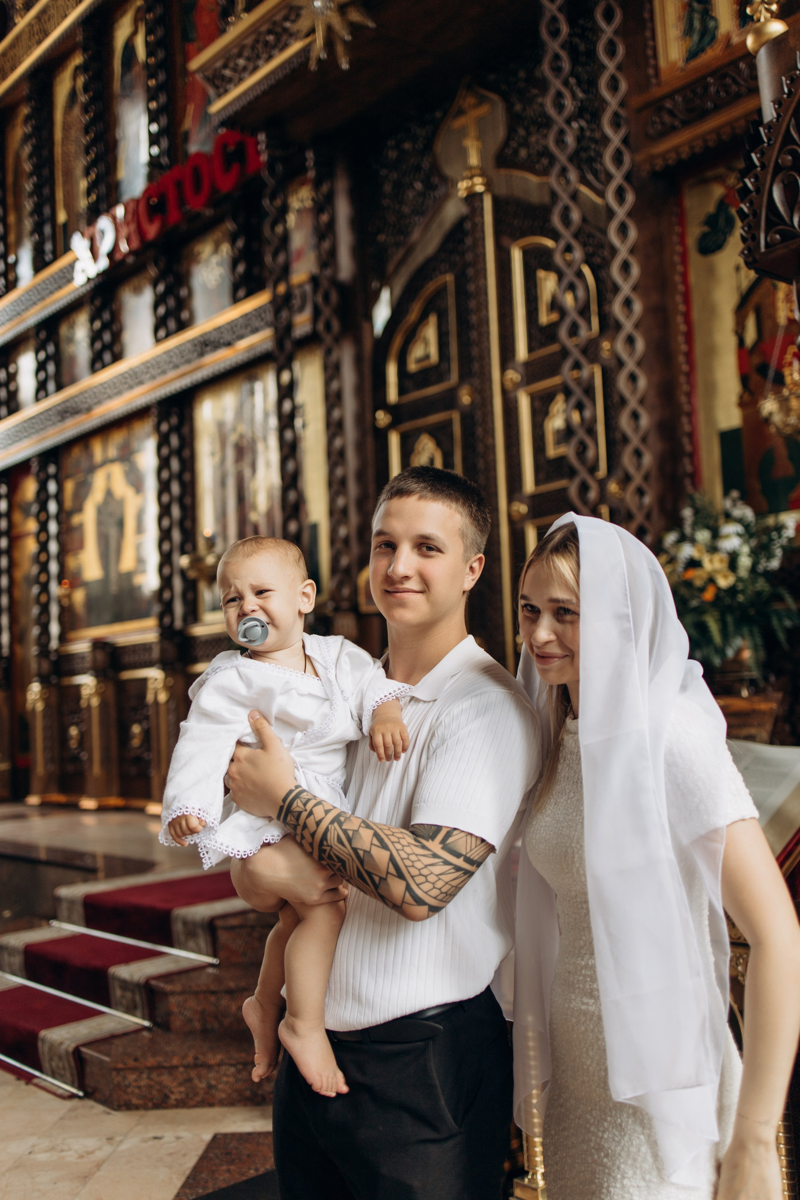 Крещение Радмира. Самый теплый фотограф в Краснодаре Рябоконь Ксения