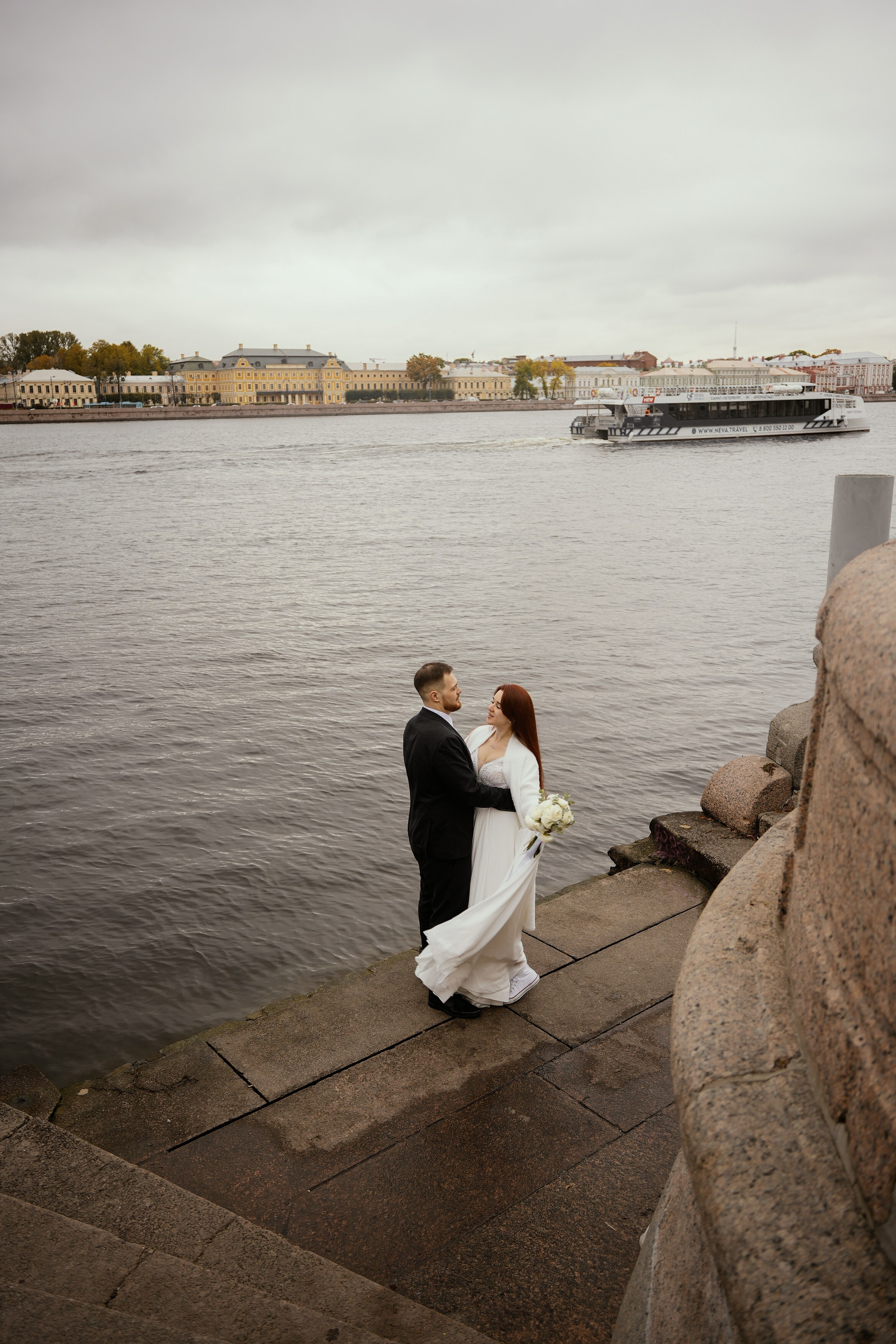 Свадебная фотосессия в Санкт-Петербурге. Дворец Бракосочетания №1. ДБ1. Исаакиевский собор. Фотосессия в студии.
