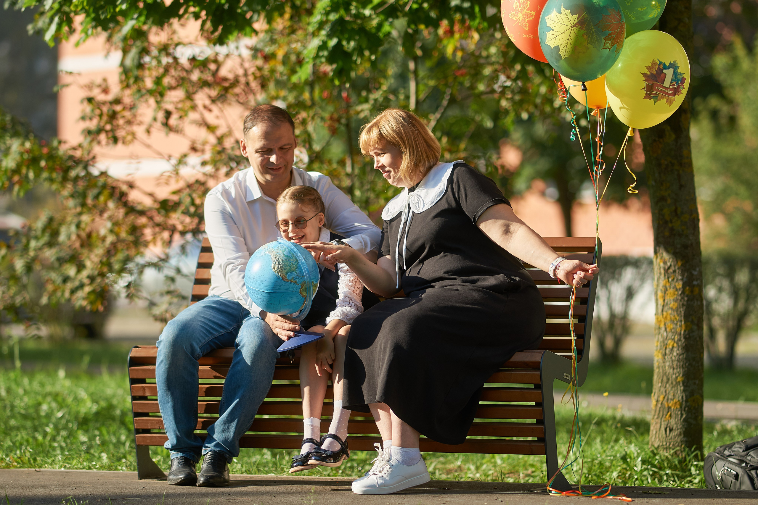 Первоклассница. Фотограф Владимир Артамонов