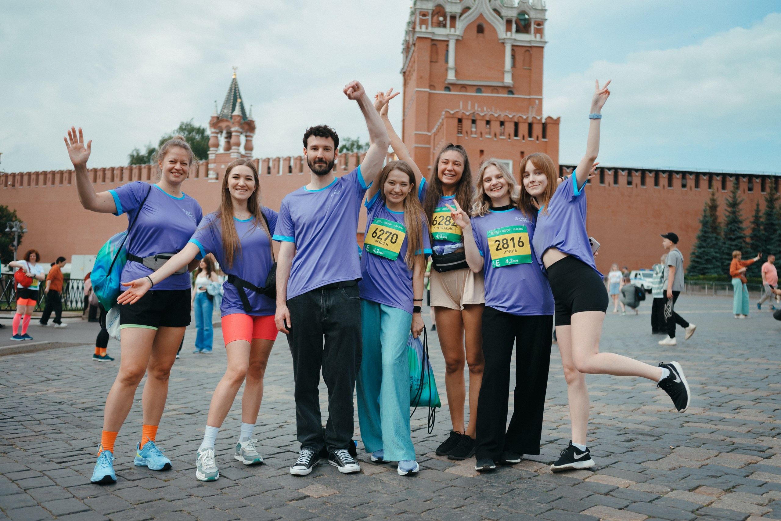 Фотосъёмка участников марафона в Москве. Komonev