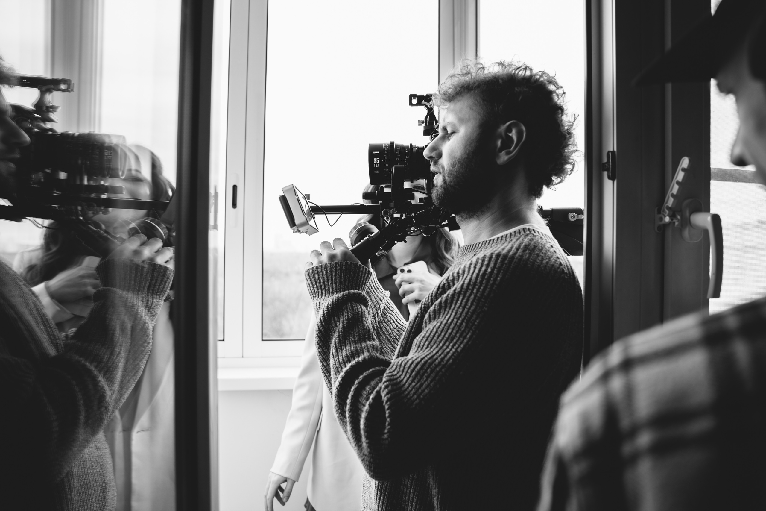 Репортажа съемка передачи о Москве. Ольга Гагуа. Портретный фотограф. Москва