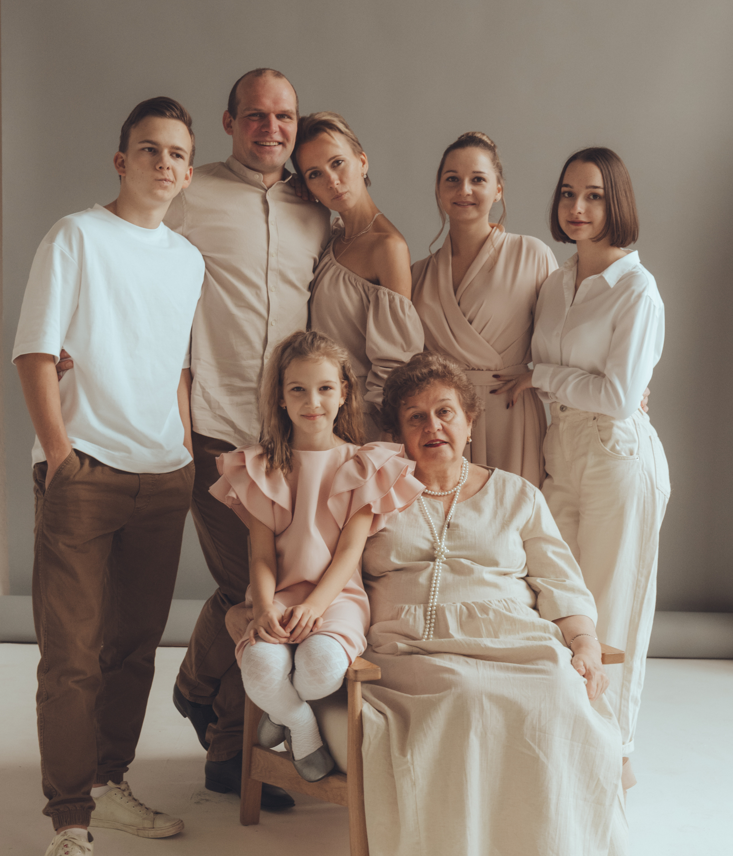 Big Family. Ольга Гагуа. Портретный фотограф. Москва