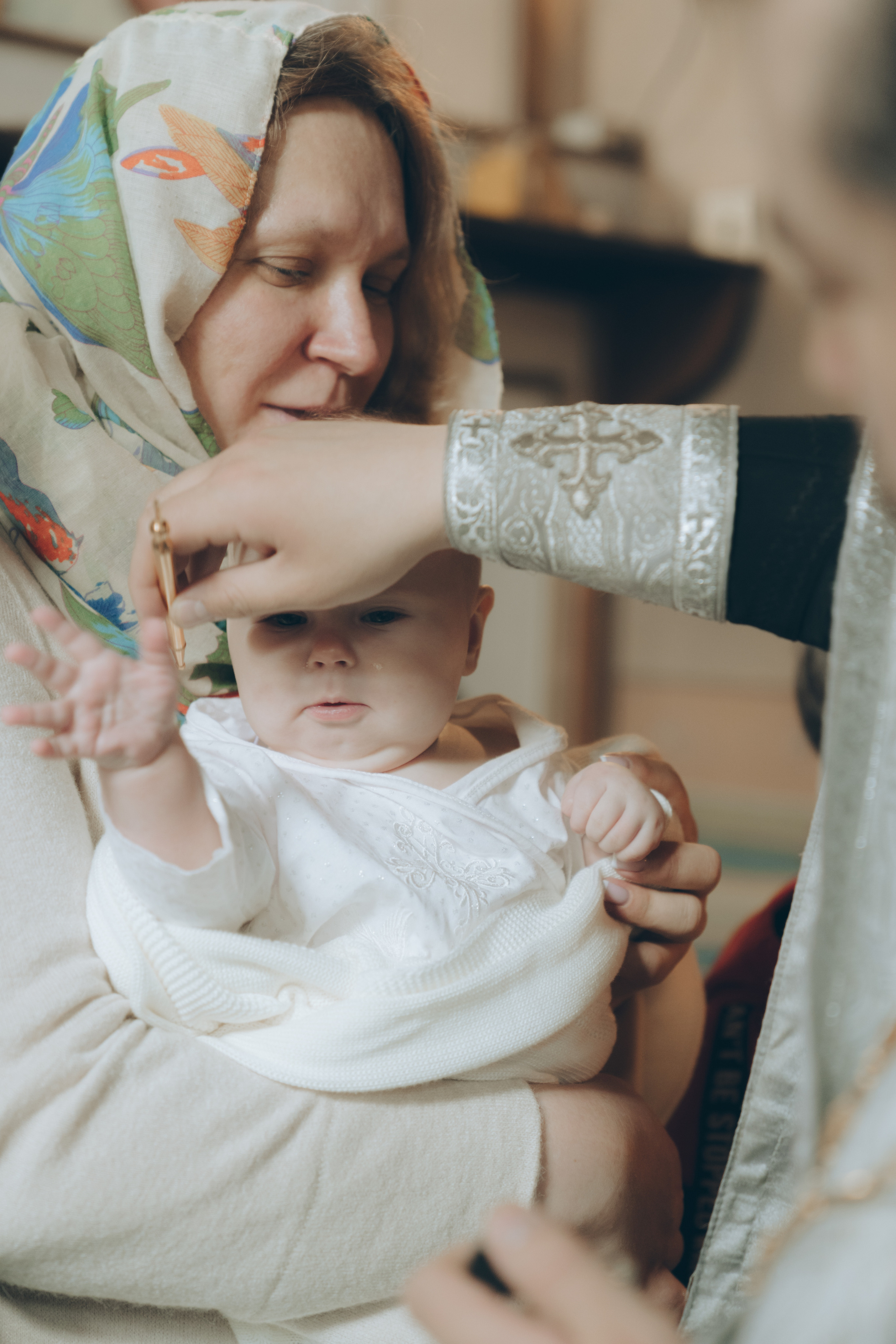 Фотосъемка крещения. Ольга Гагуа. Портретный фотограф. Москва