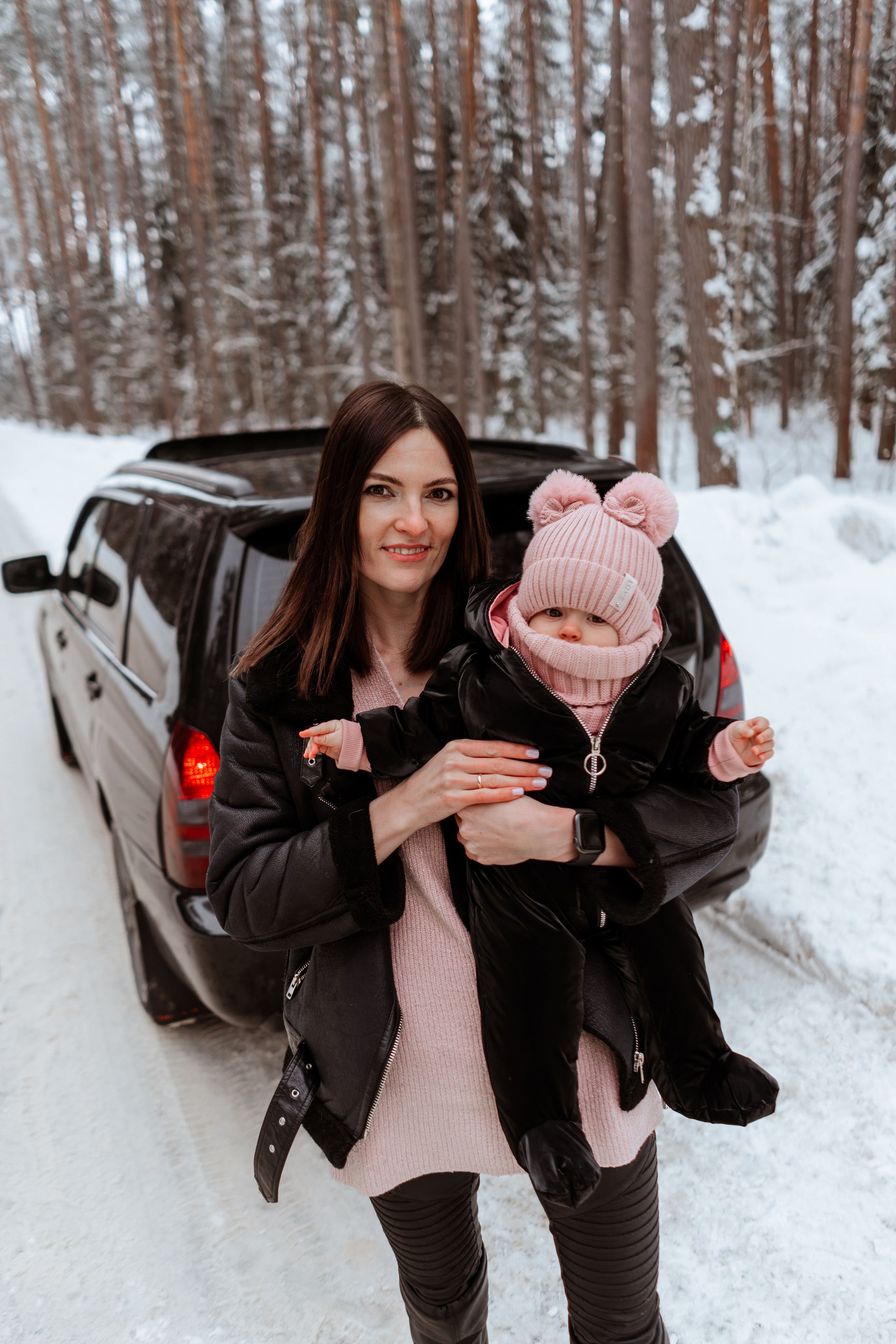 Семейная фотосессия Екатерины и малышки Даши в Калуге