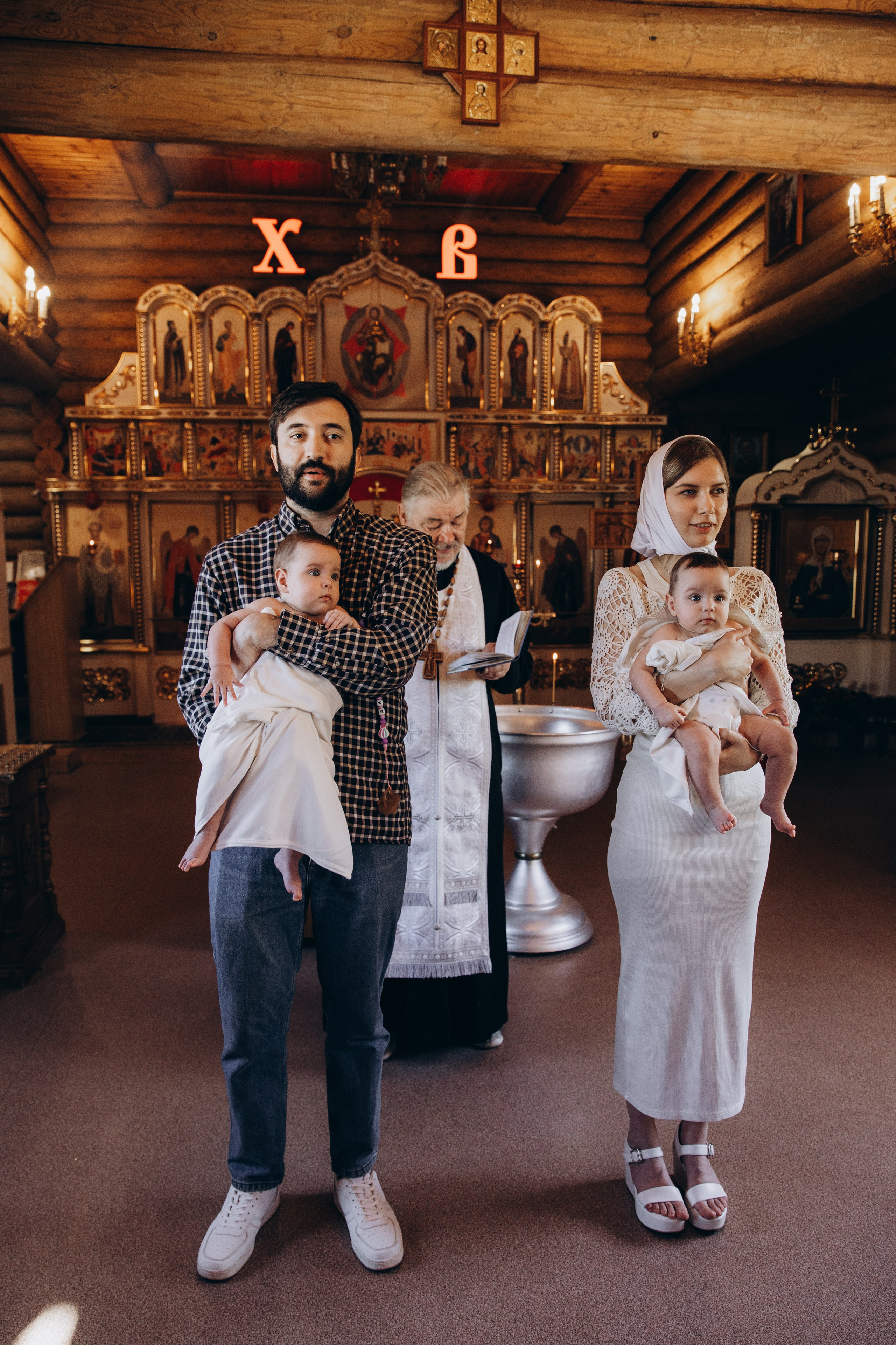 Крещение Даши и Маши. Семейный фотограф документалист в Пензе Лопатинская Татья