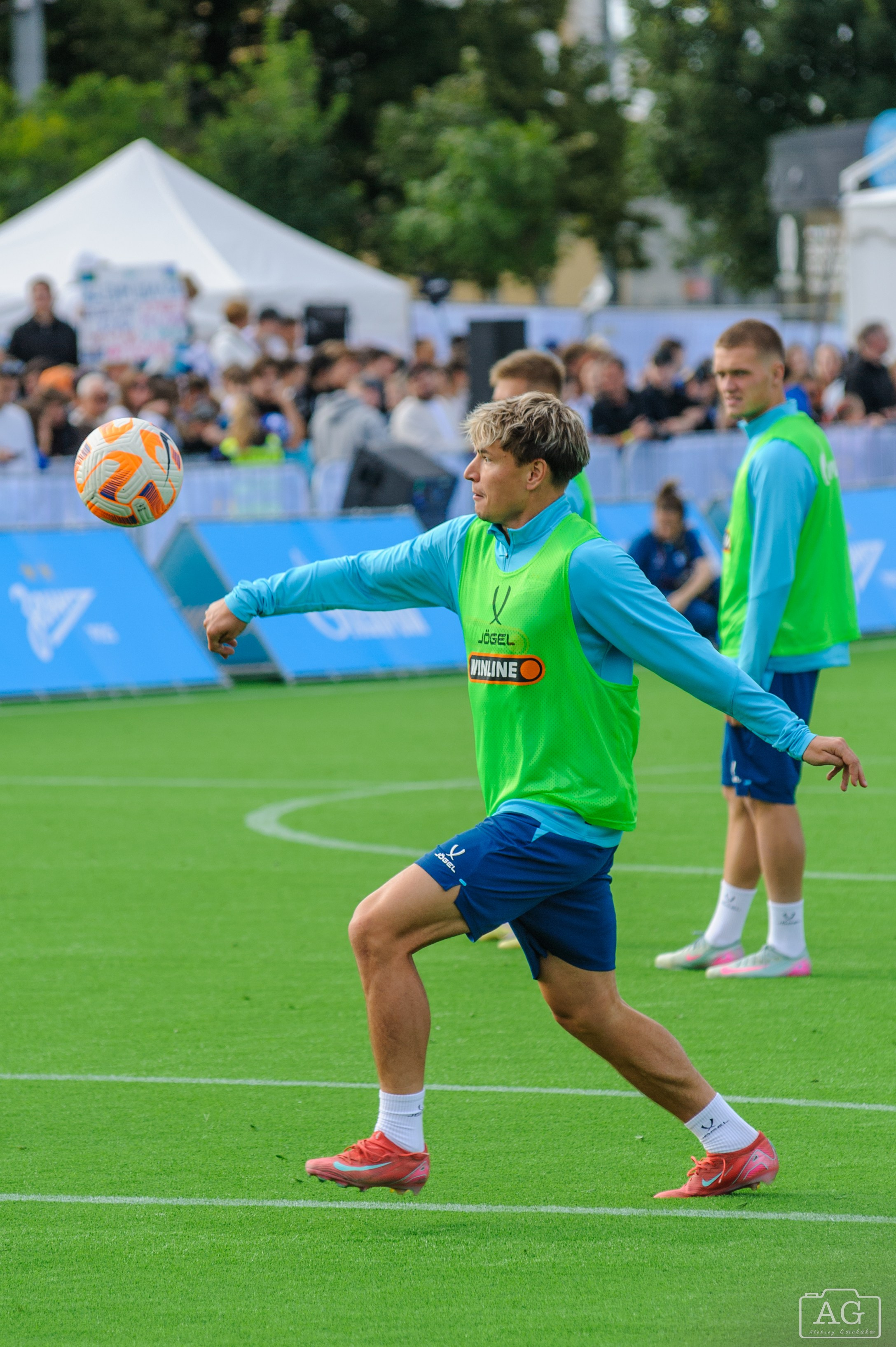 Открытая тренировка ФК «Зенит». Алексей Горчаков. Фотограф на ваш праздник