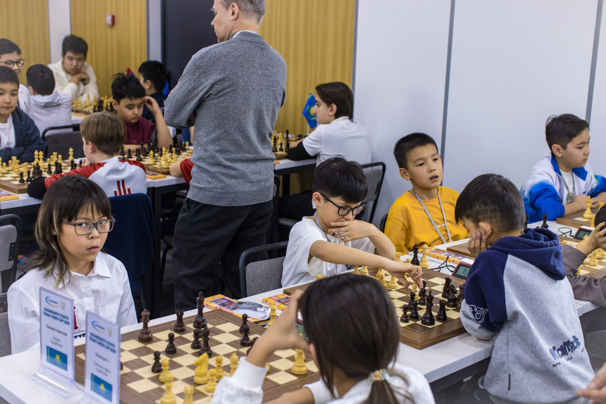 2025.02.02 KAZAKHMYS Youth Team Chess CUP 2025 — Day2_rapid. Фотограф Анна Штурман (репортажная съёмка любых событий и мероприятий) Anna Shtourman photographer