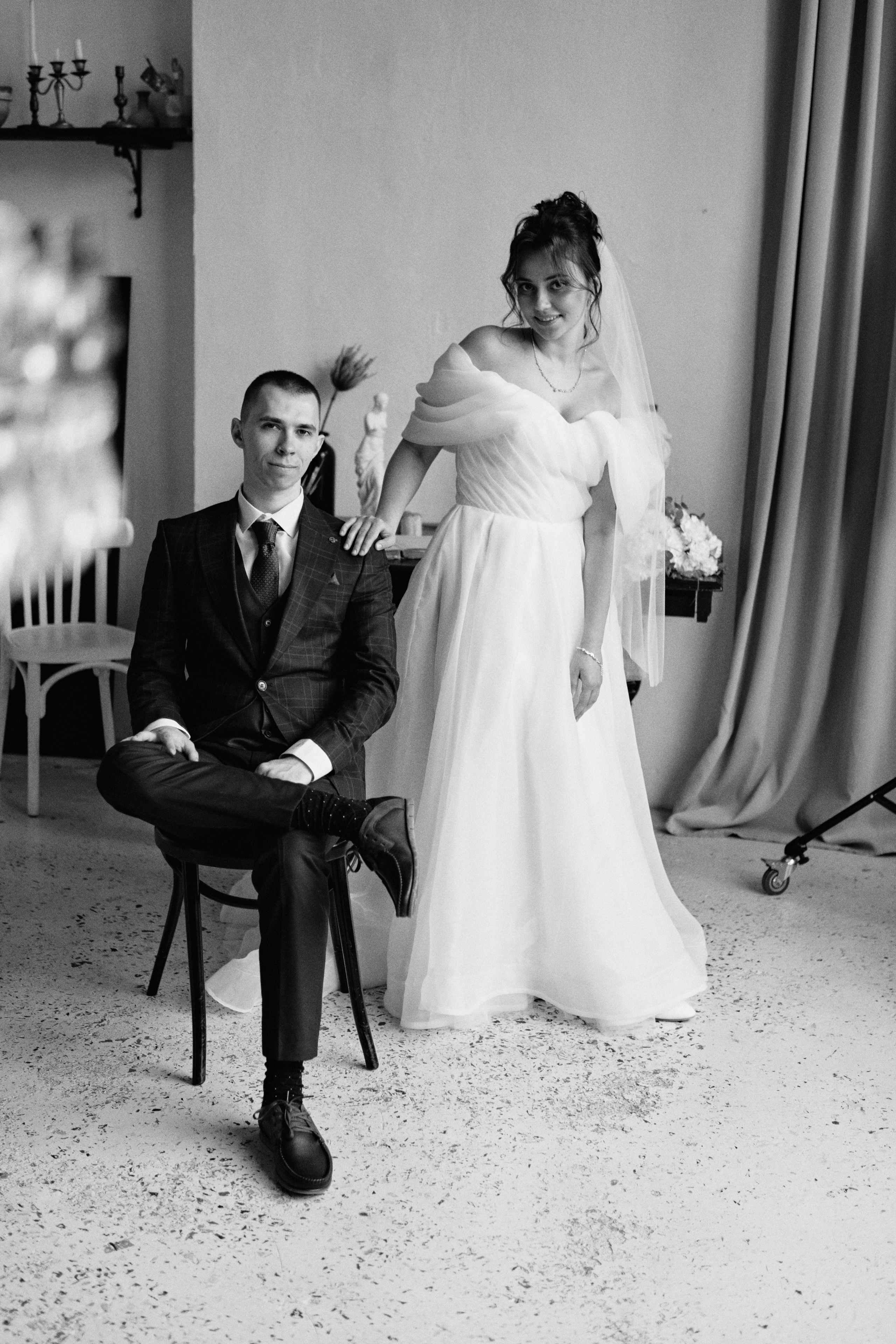 Свадебная фотосессия в СПб в студии. Семейные и свадебные фотосессии в СПб, в студии, на улице, на природе