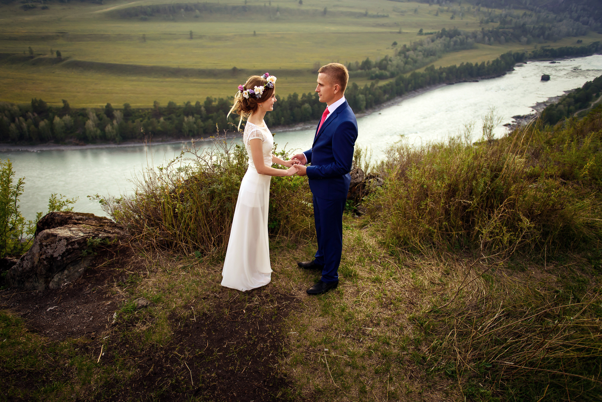 Мария и Данил, свадьба на Алтае. Свадебный и семейный фотограф в Новосибирске Александр Счастный