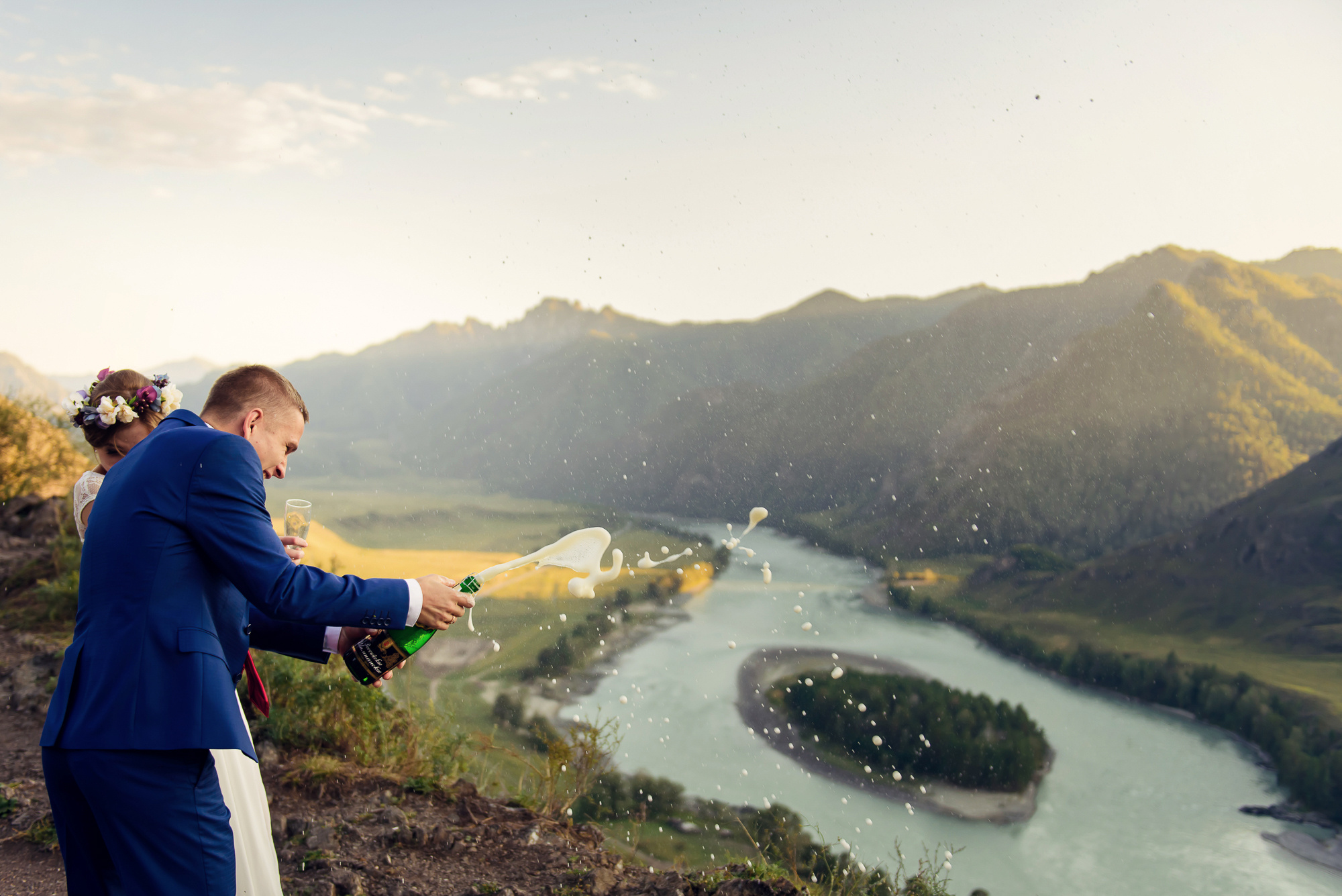 Мария и Данил, свадьба на Алтае. Свадебный и семейный фотограф в Новосибирске Александр Счастный