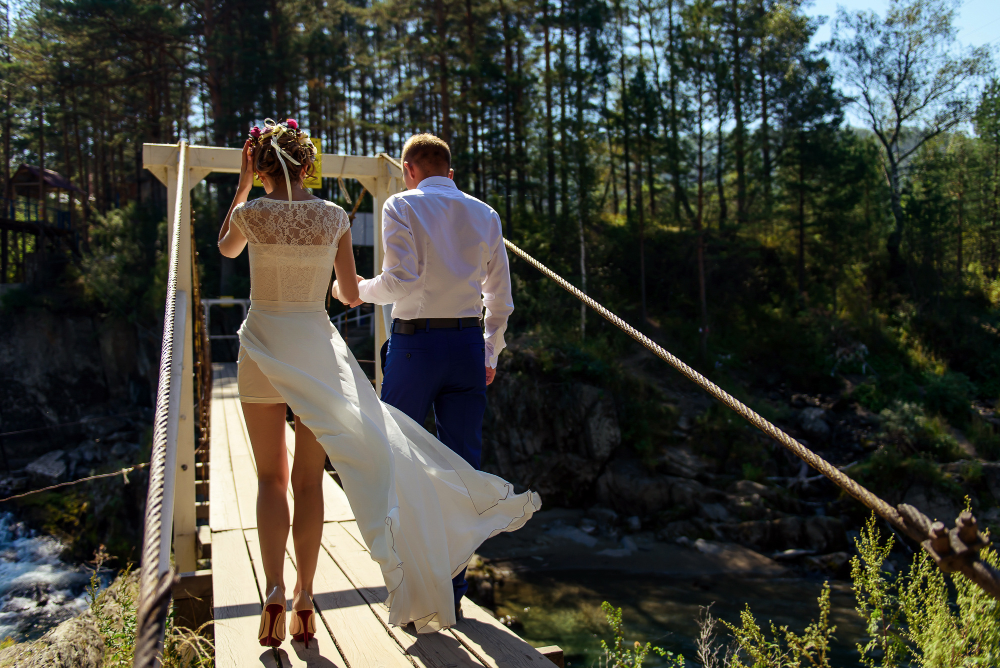 Мария и Данил, свадьба на Алтае. Свадебный и семейный фотограф в Новосибирске Александр Счастный