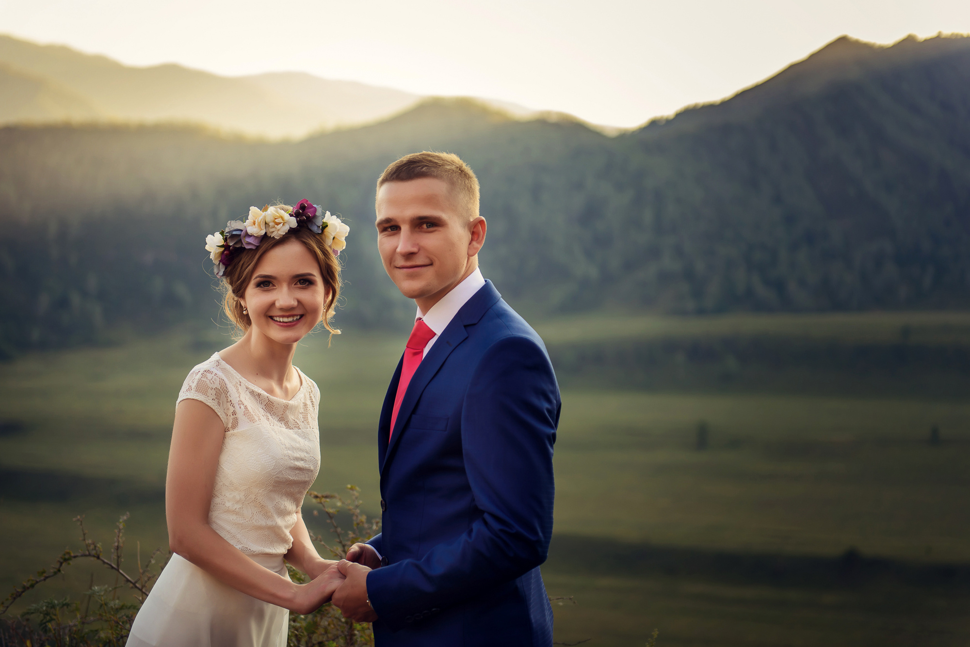 Мария и Данил, свадьба на Алтае. Свадебный и семейный фотограф в Новосибирске Александр Счастный