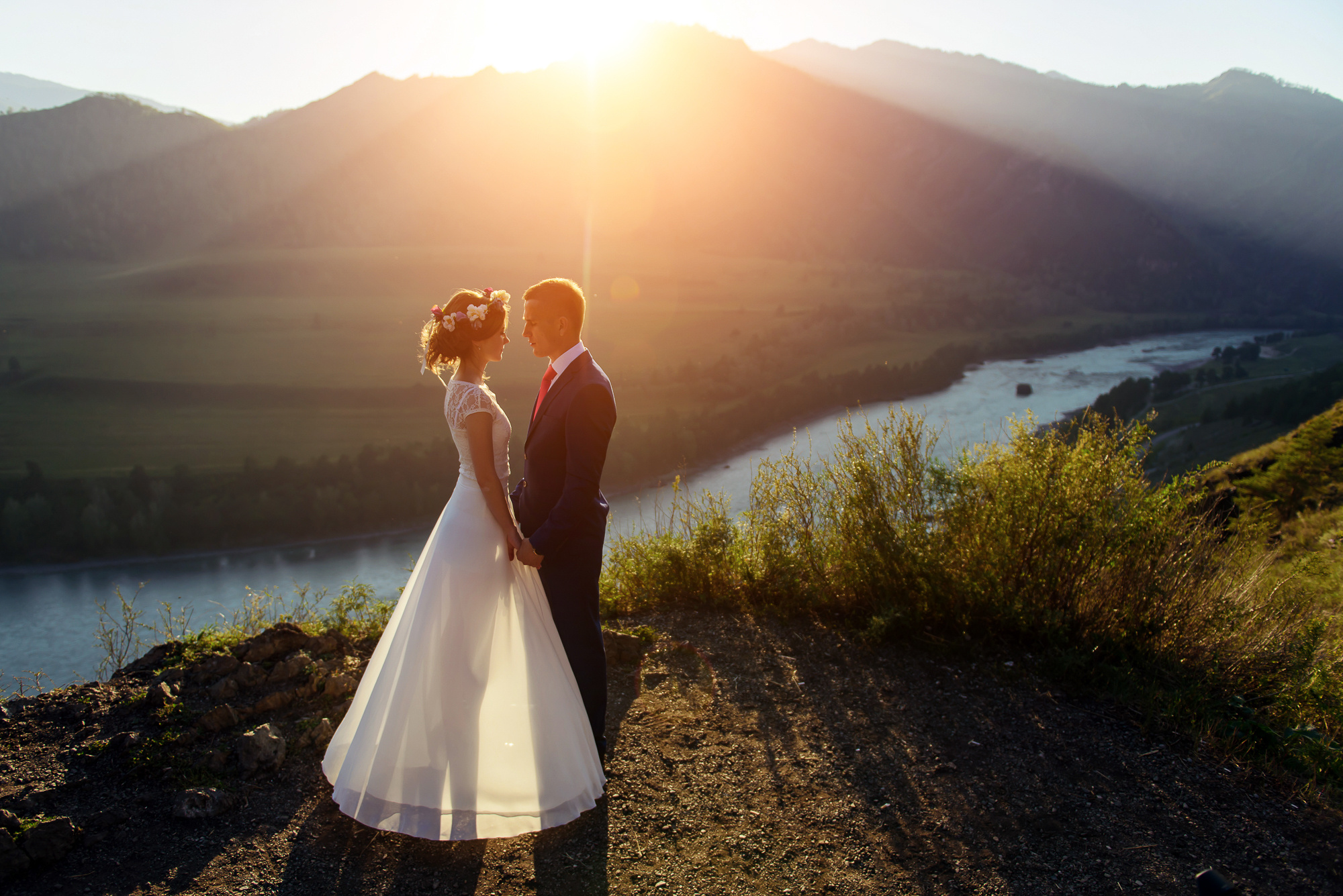 Мария и Данил, свадьба на Алтае. Свадебный и семейный фотограф в Новосибирске Александр Счастный