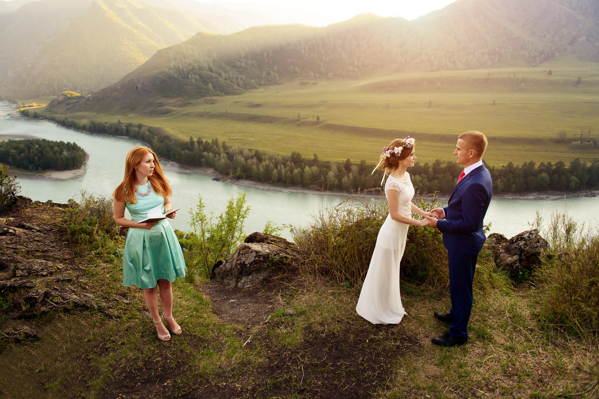Мария и Данил, свадьба на Алтае. Свадебный и семейный фотограф в Новосибирске Александр Счастный
