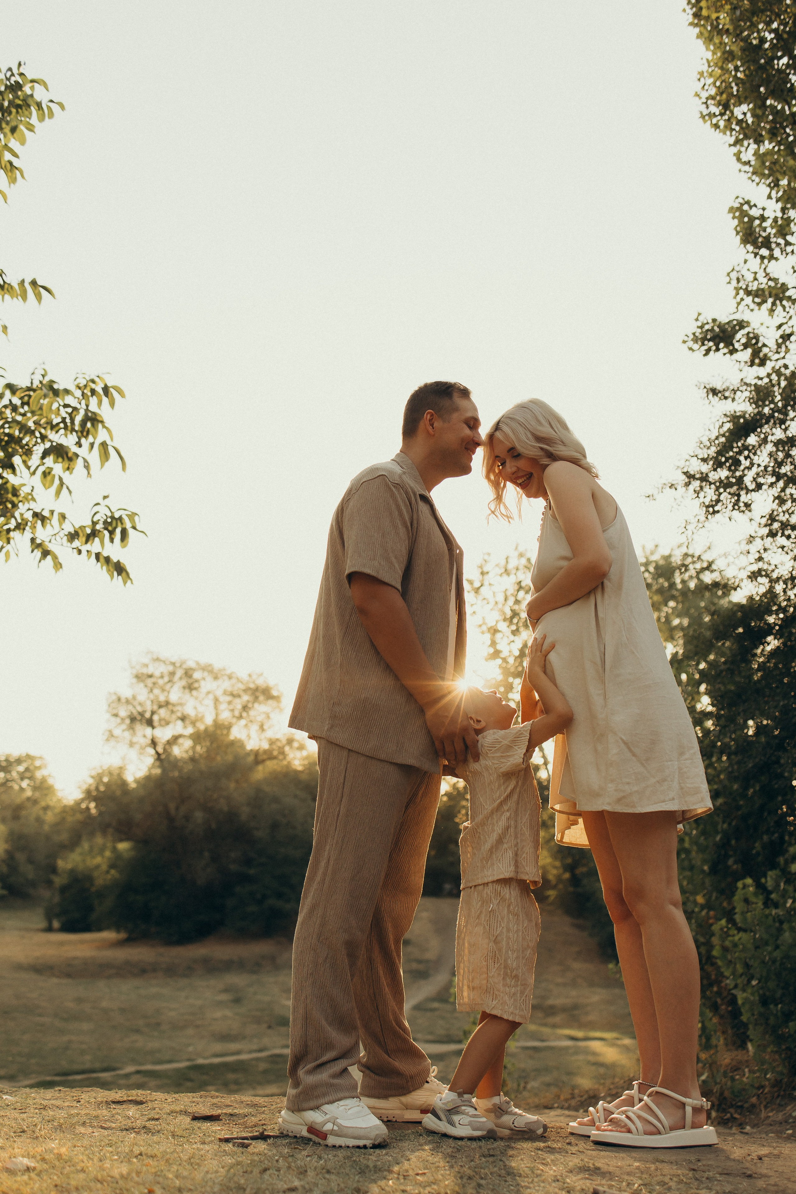 Андрей, Настя и Лев — дендрарий. Семейный фотограф в Краснодаре Храмова Анна