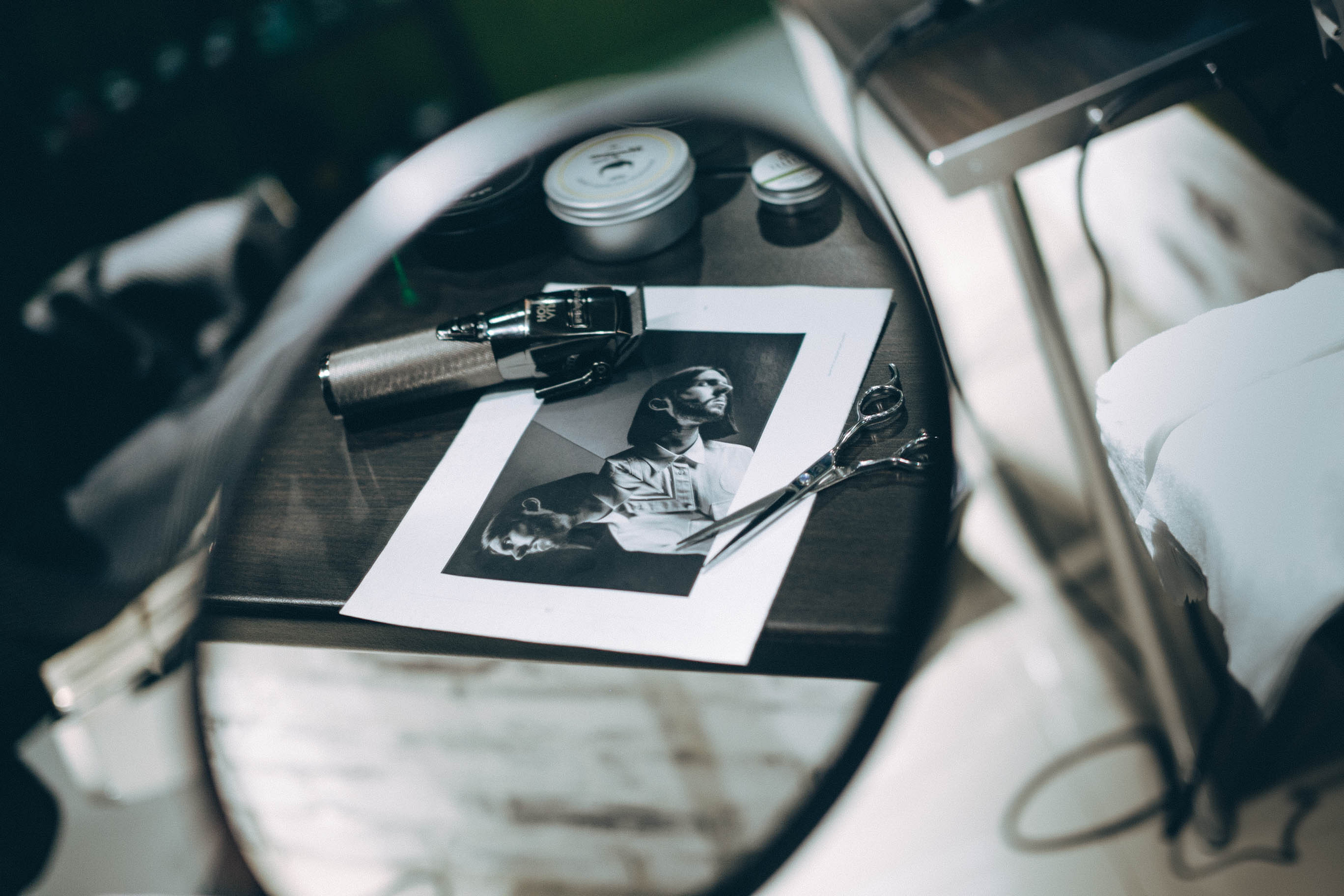 Реклама барбершопа «Ленин». Главная