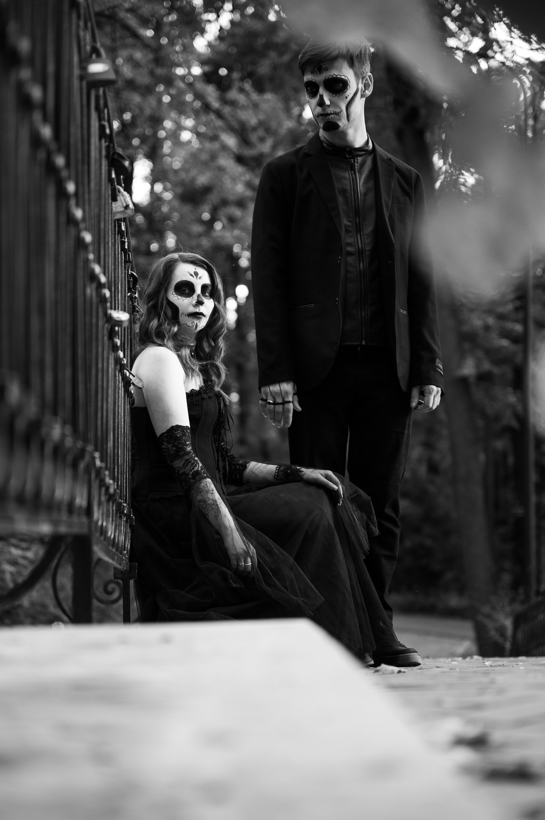 Halloween (Roman and Natalia). Photographer in Moscow Anna Chistiakova