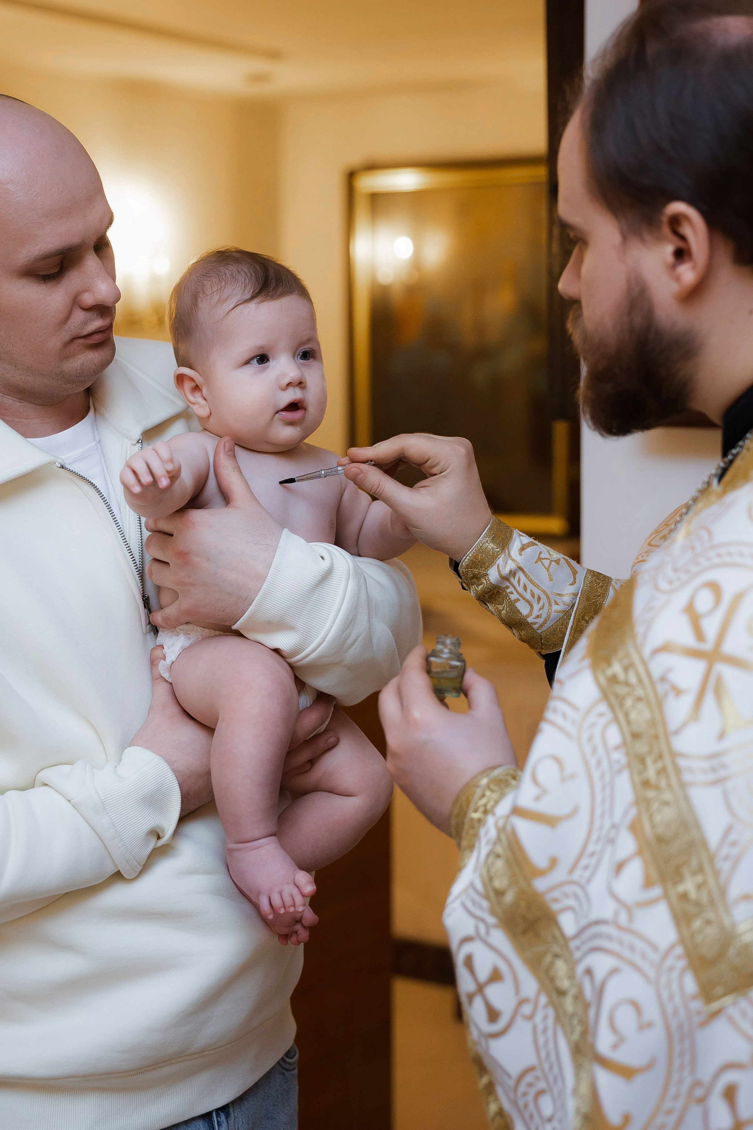 Крещение Андрея. Семейный и детский фотограф в Москве Александра Мак