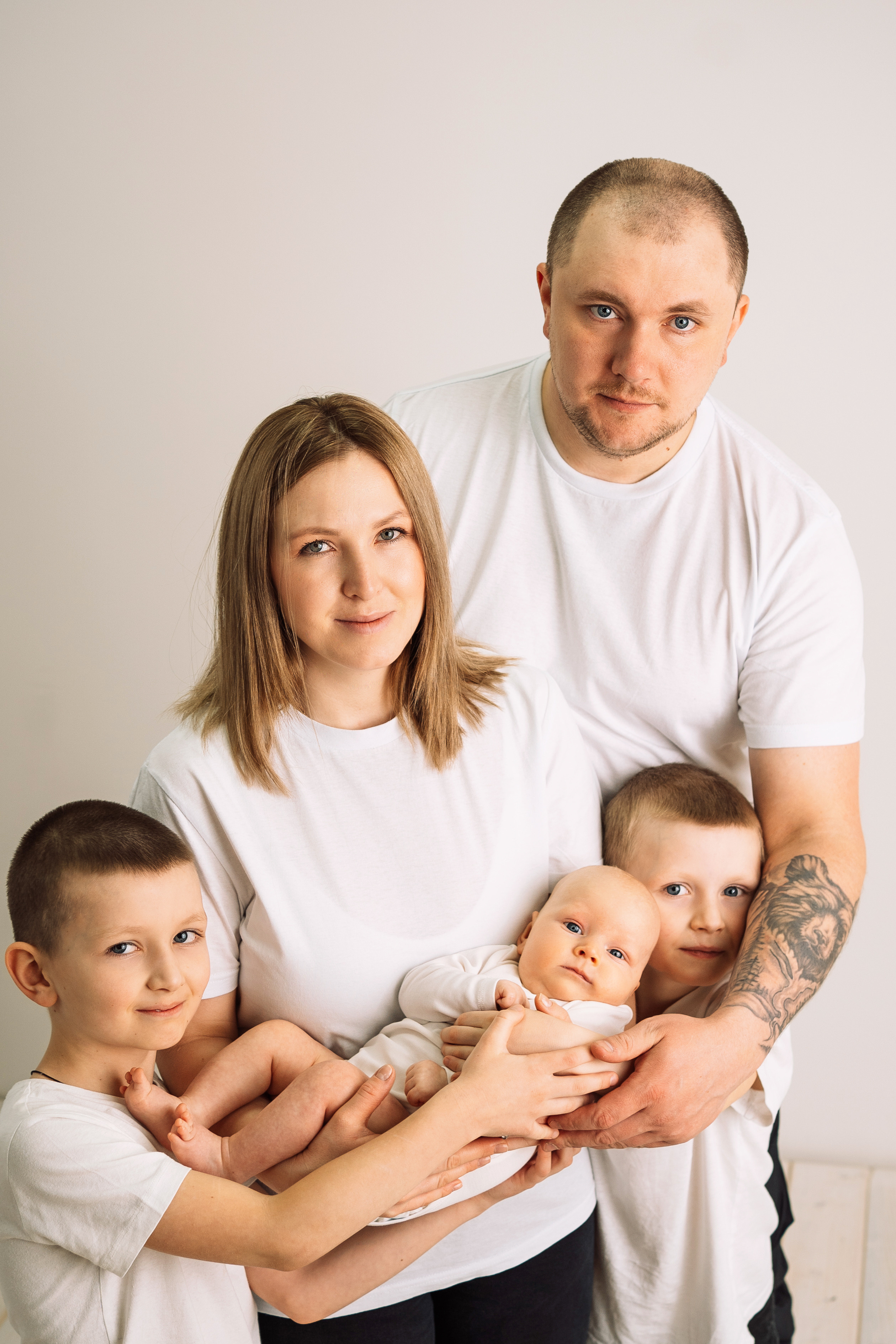 Семейный портрет. Фотограф новорожденных в Смоленске Анастасия Дегтярева