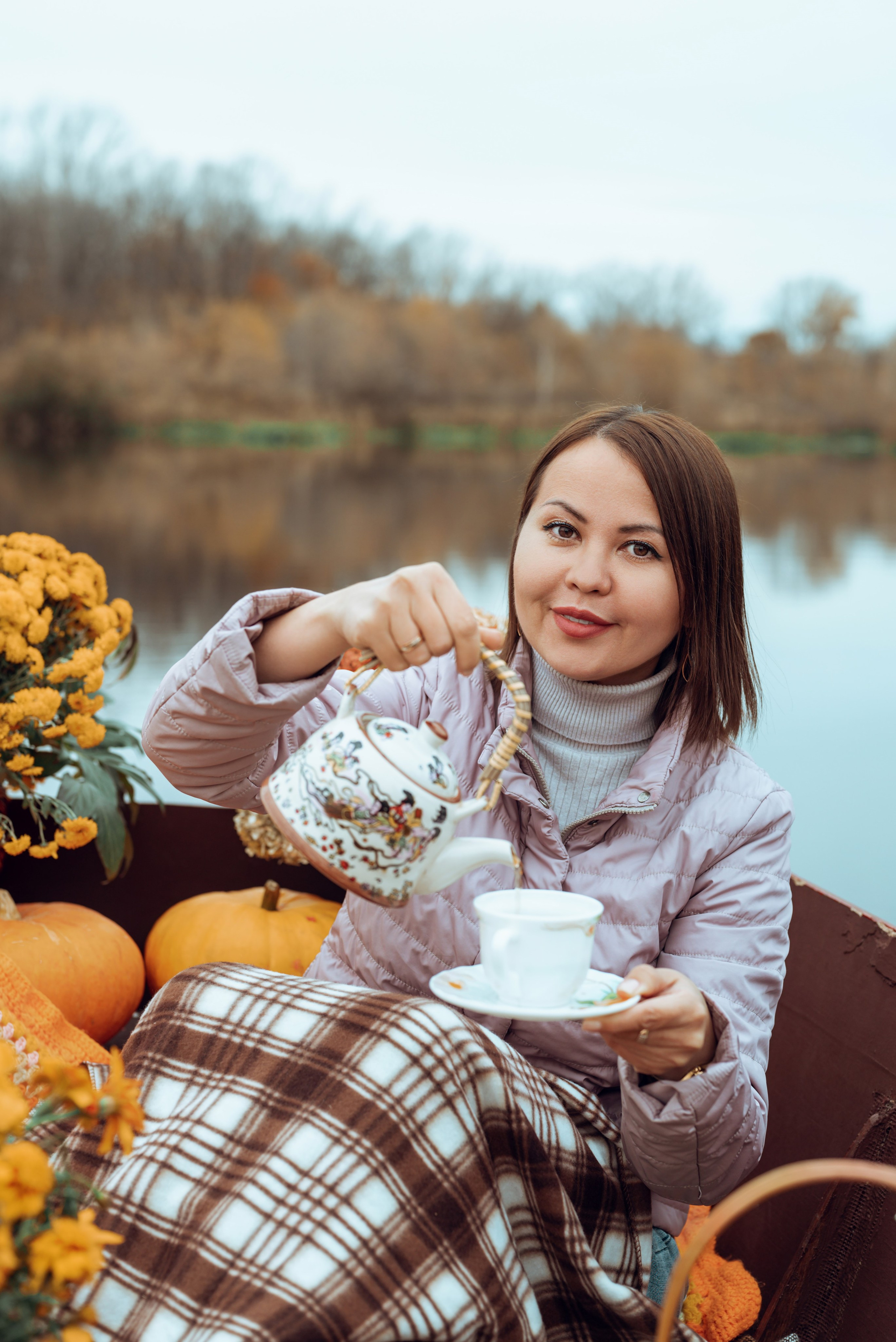 Фотопроект с осенней лодкой. Фотограф в городе Салават
