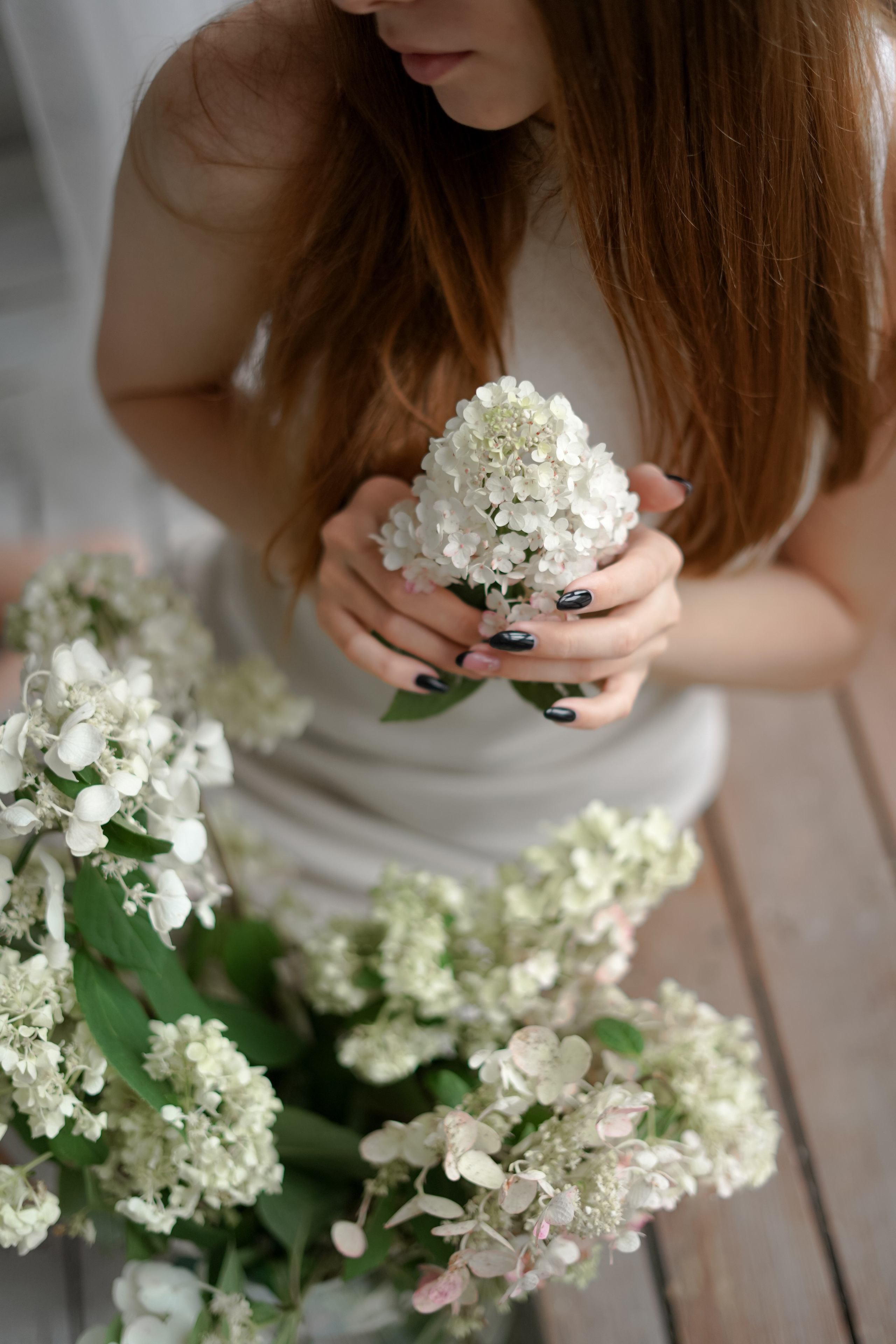 В ароматах гортензий. Фотограф Татьяна Митрофанова