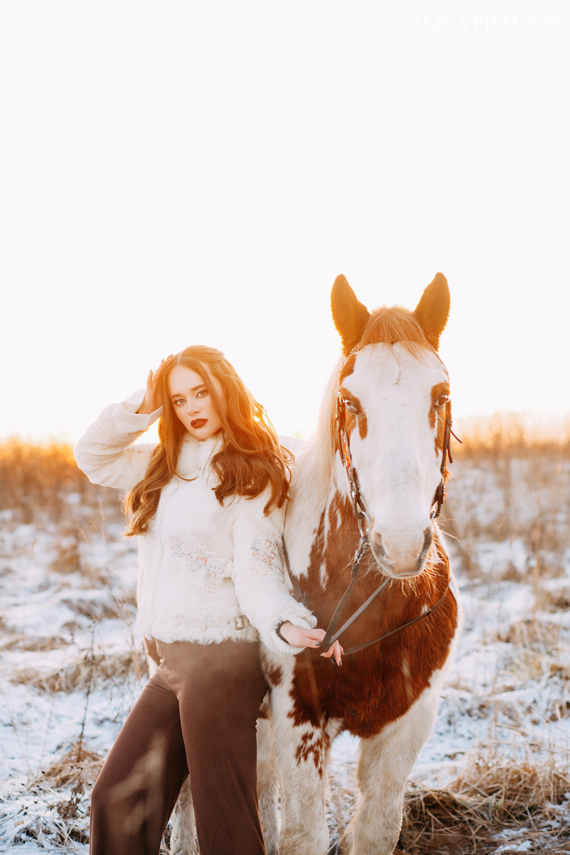 Фотосессия с лошадью. Фотограф в Санкт-Петербурге Alina Film