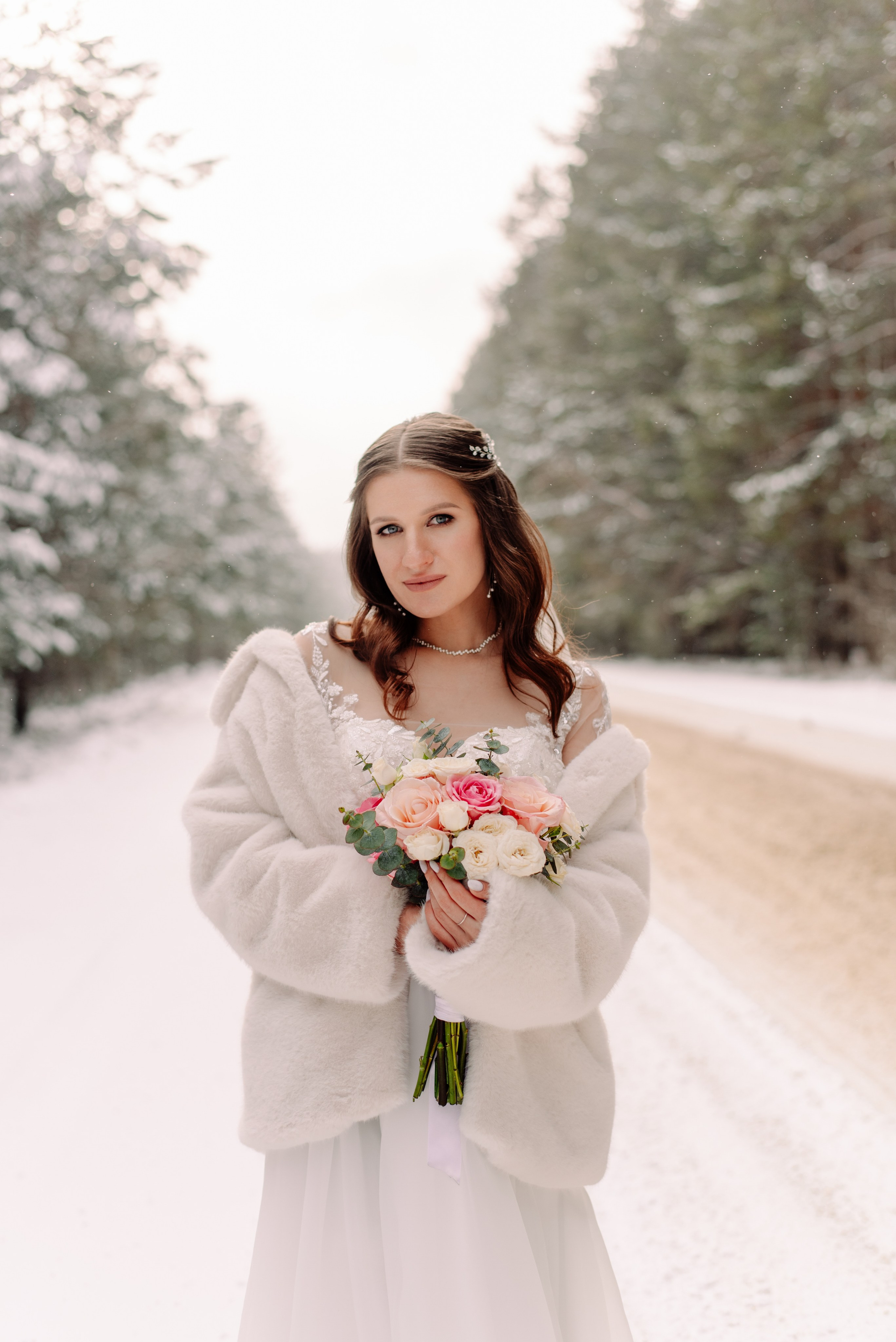 Зимняя свадьба в селе. Семейный и свадебный фотограф в Рязани Лиза Голованова