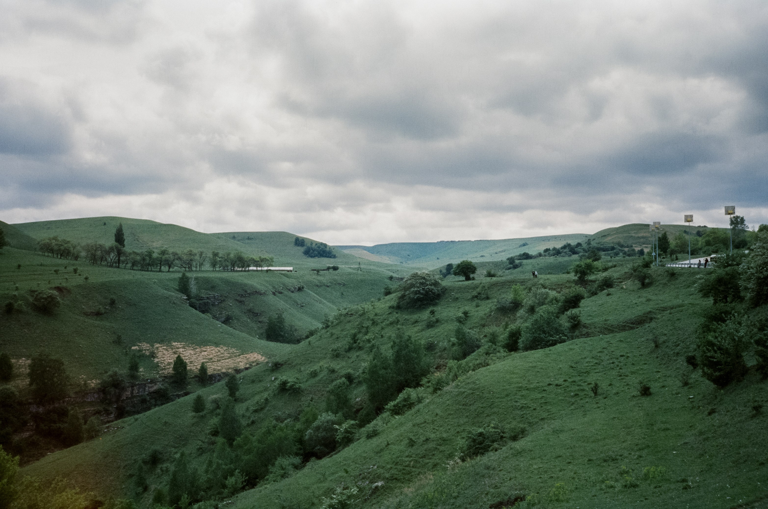 Музей Ярошенко, Кисловодск вечером / SFL 500T — Ricoh 500GS