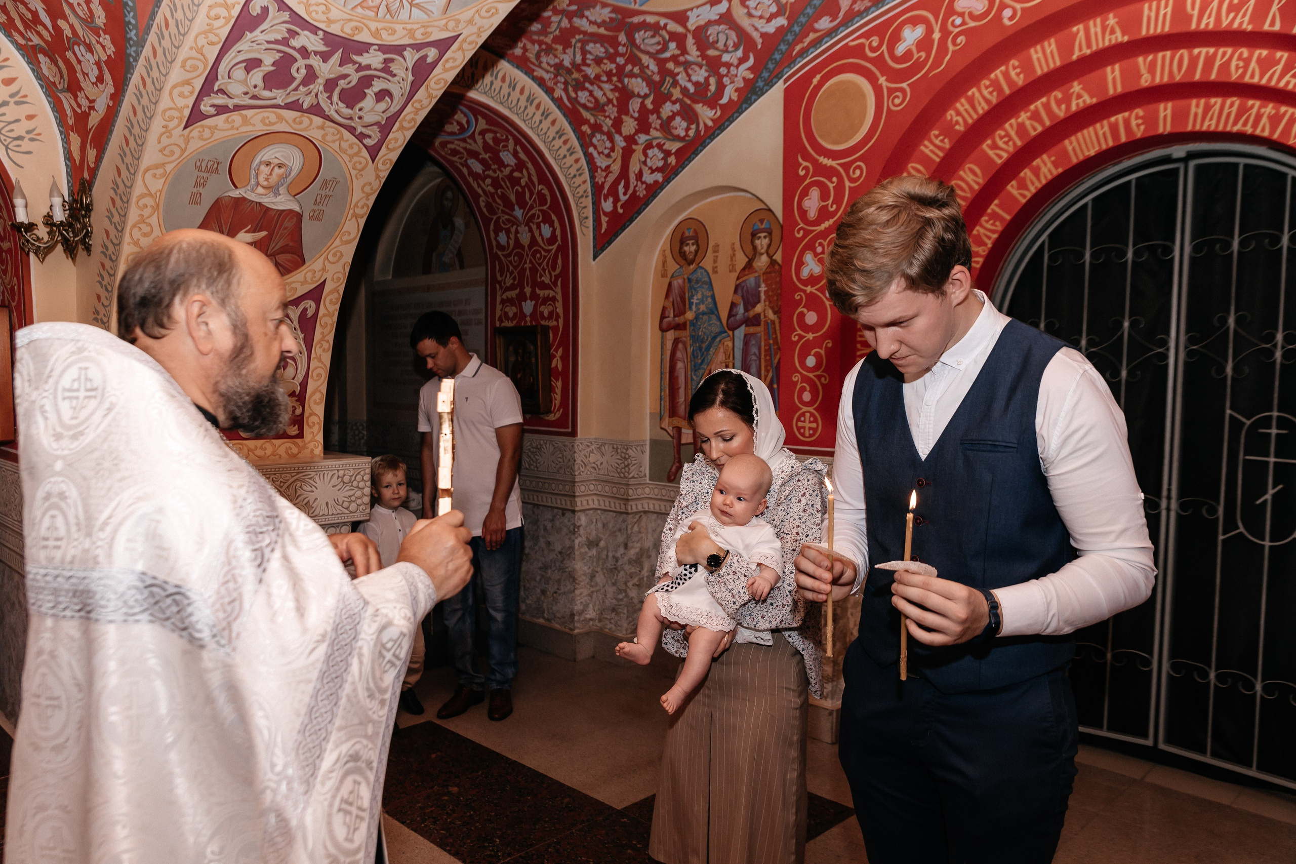 Крещение Саши. Семейный фотограф Минск Усова Ольга