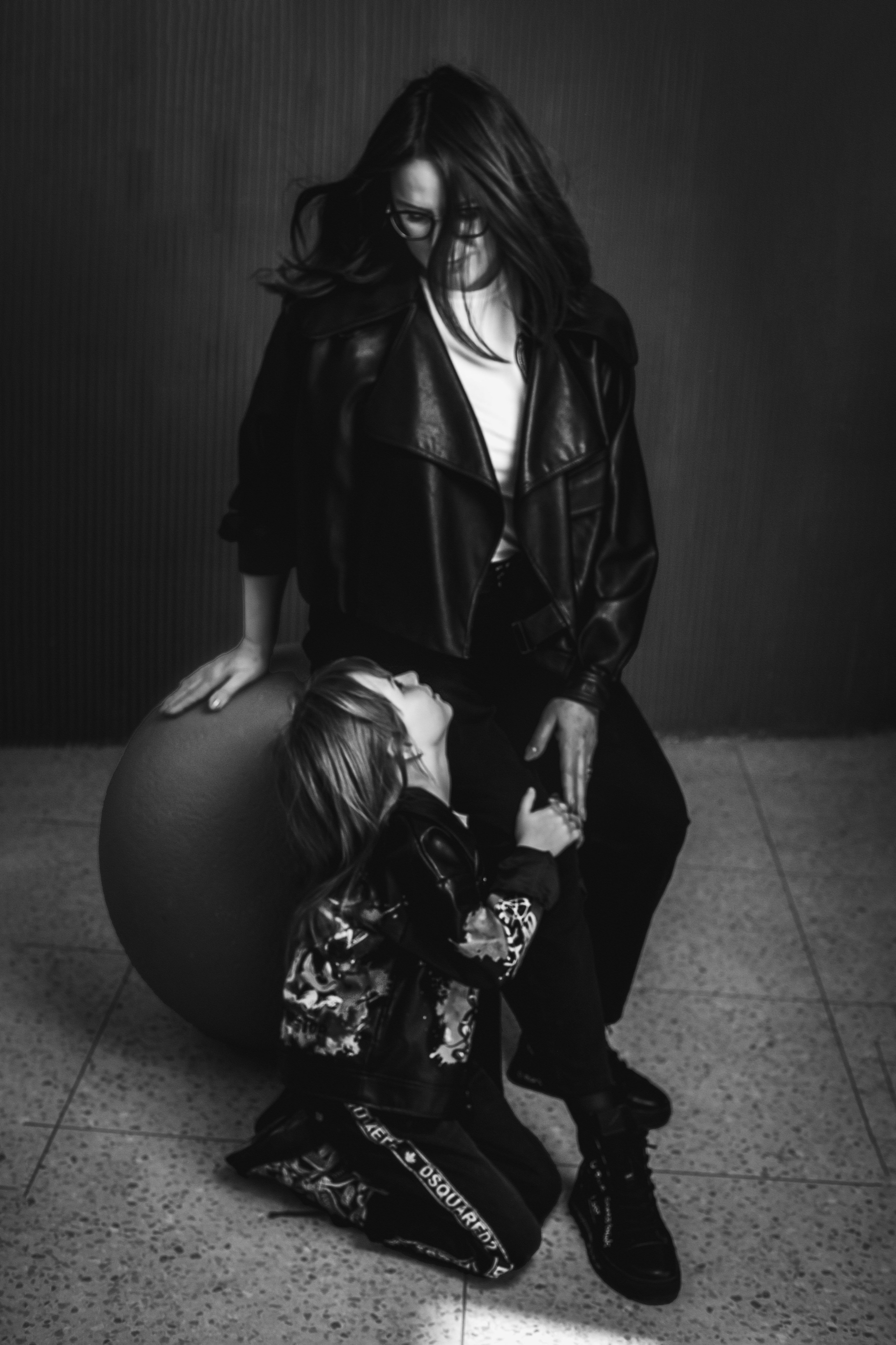 Бабушка и внучка. Семейный и детский фотограф в Москве Ольга Кривенцова