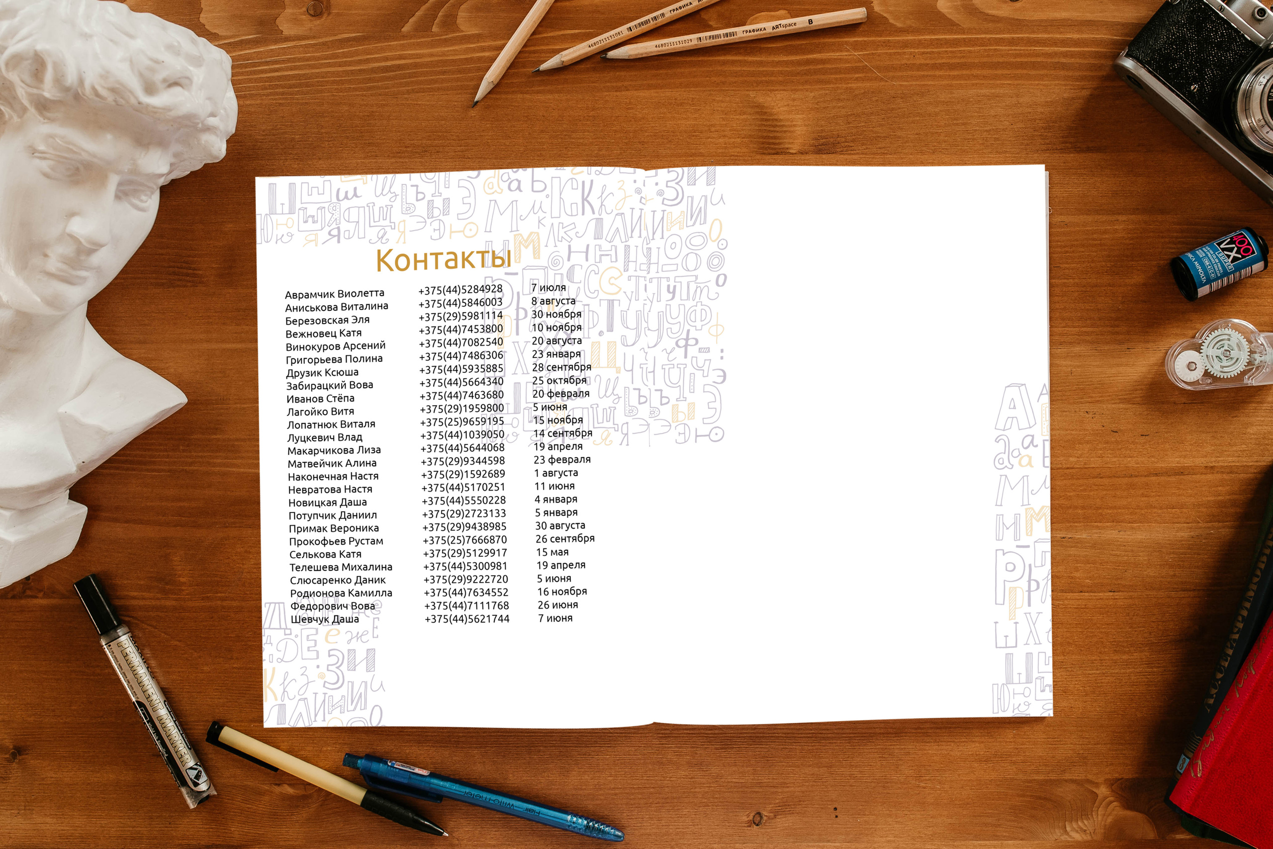 Алфавит. Выпускные альбомы Беларусь