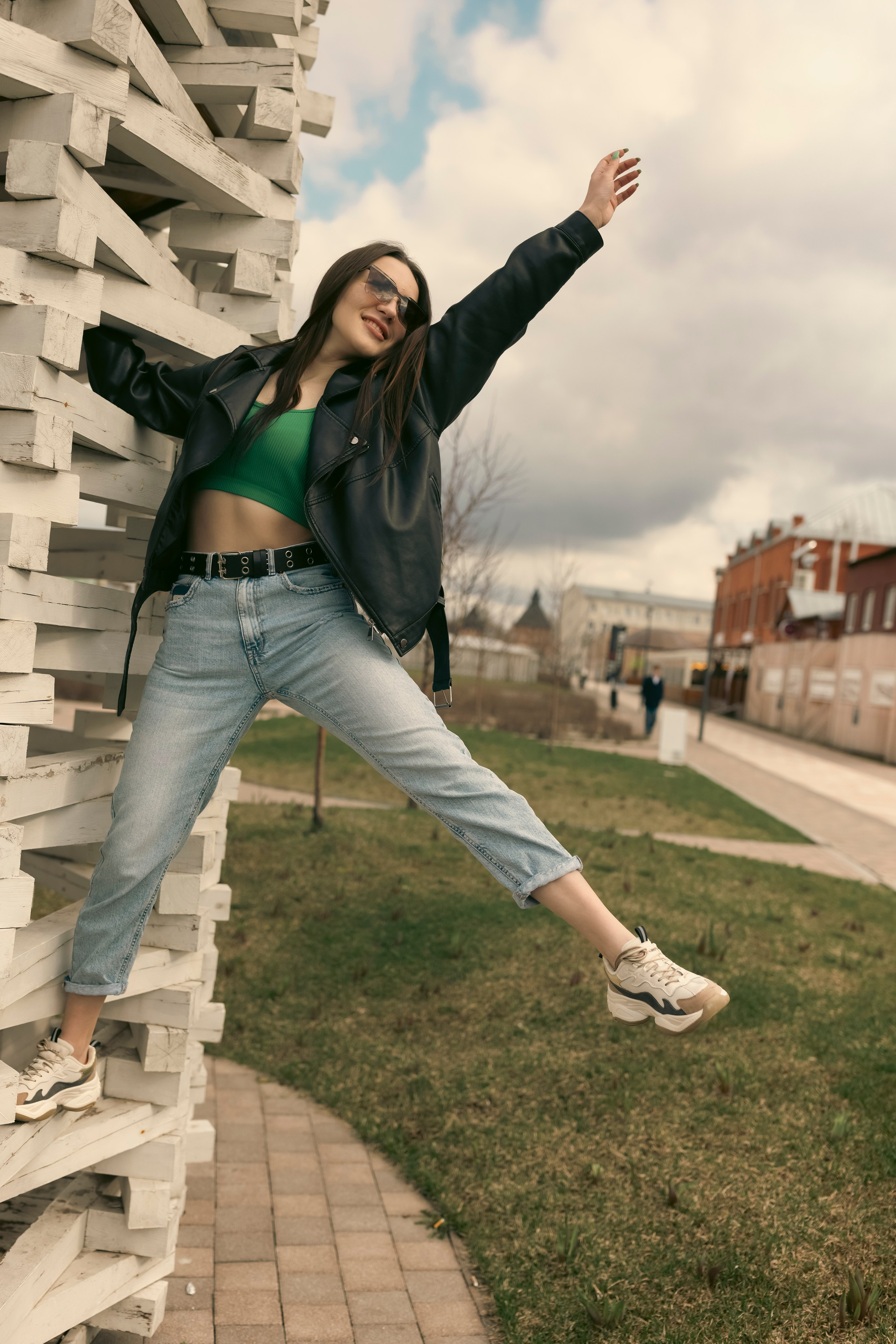 Ангелина, фотосессия девушки на набережной в Туле, Искра Тула. Фотограф в Туле — Борисов Николай