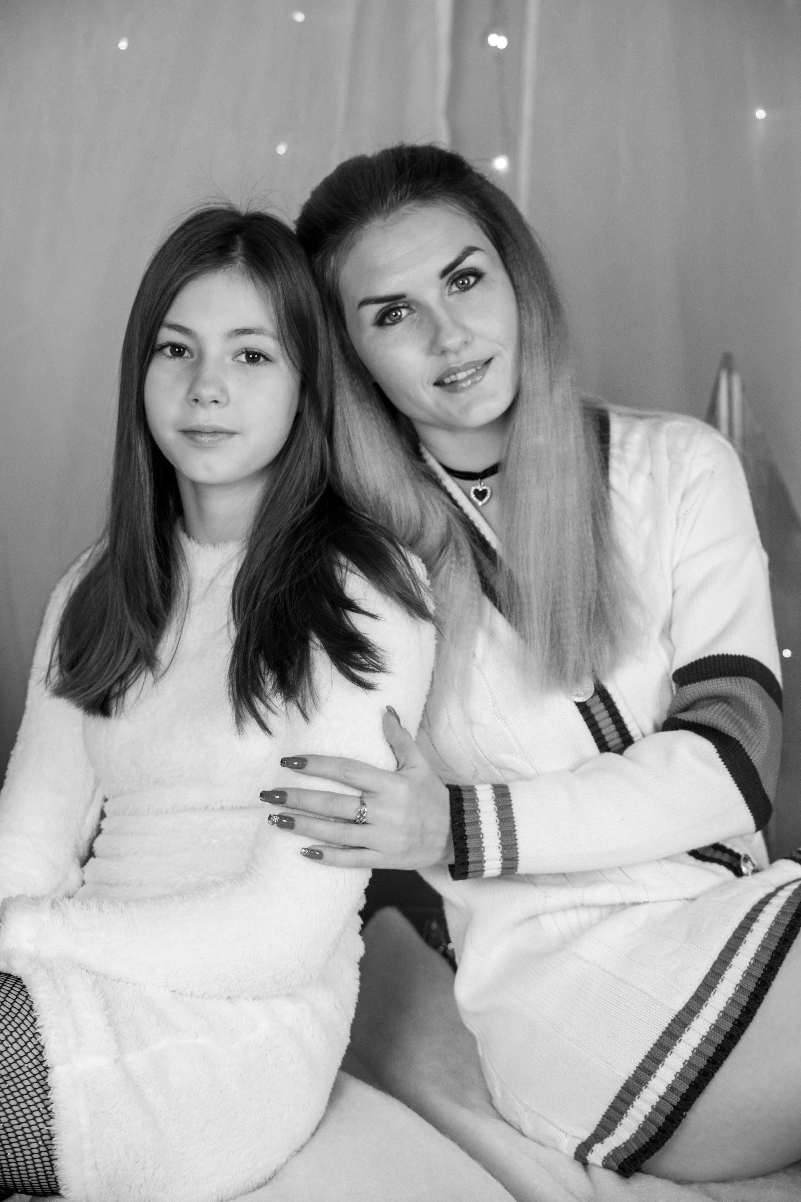 Новый год. Инна и семья. Фотограф Лапочкина Татьяна