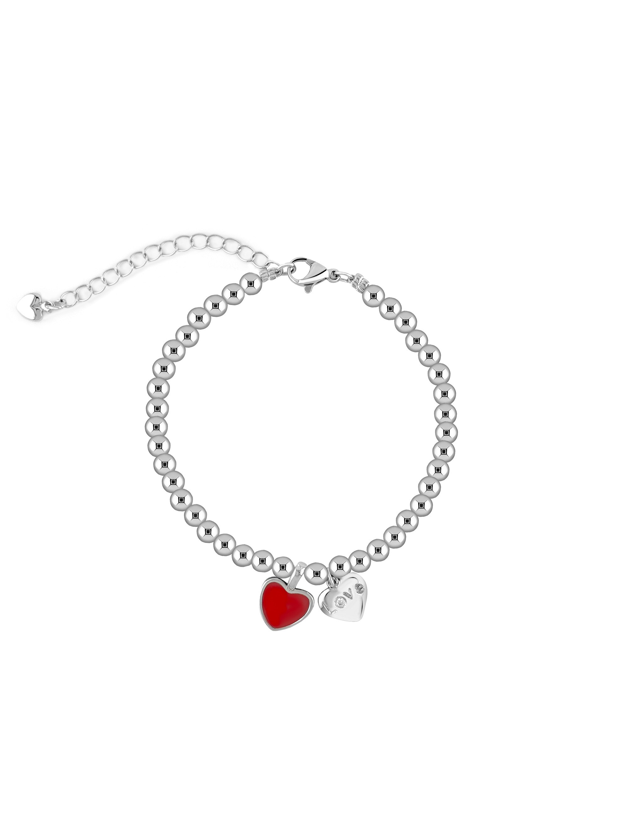 Ювелирная ретушь браслета из бусин для бренда.