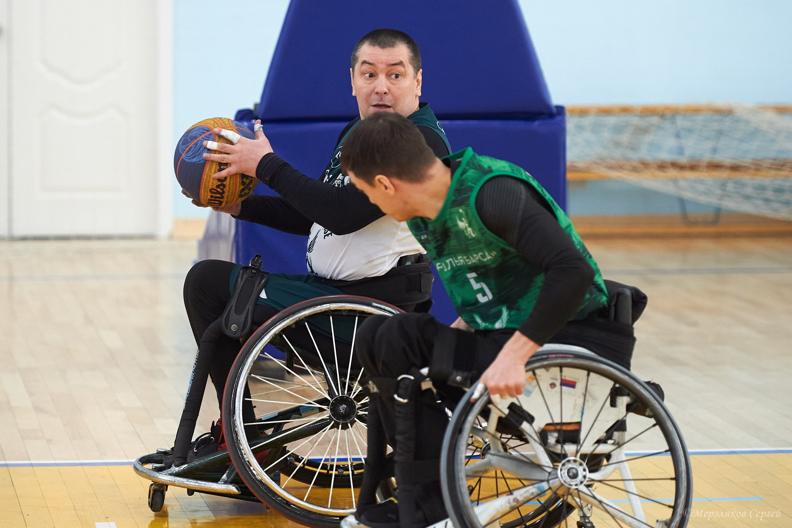 X традиционный Рождественский турнир по баскетболу на колясках. Ижевск. Спортивный репортажный фотограф в Ижевске Сергей Мерзляков