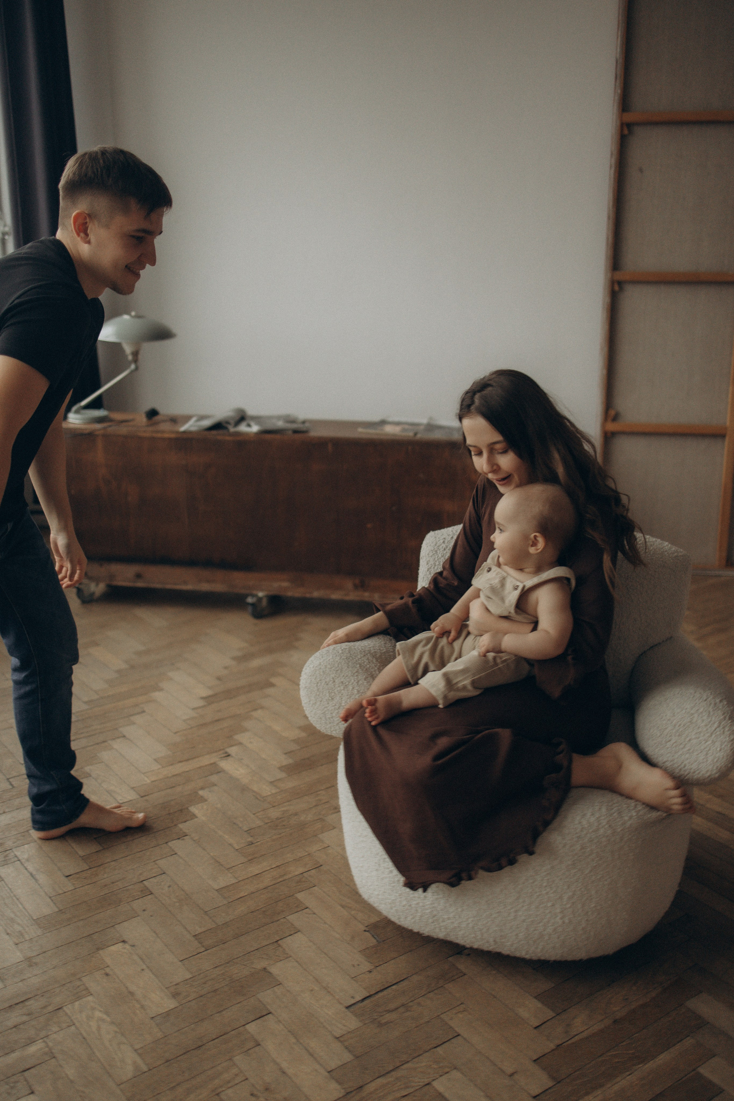 Настя, Никита и малышка Мира. Фотокарточки о вас и о большой любви!