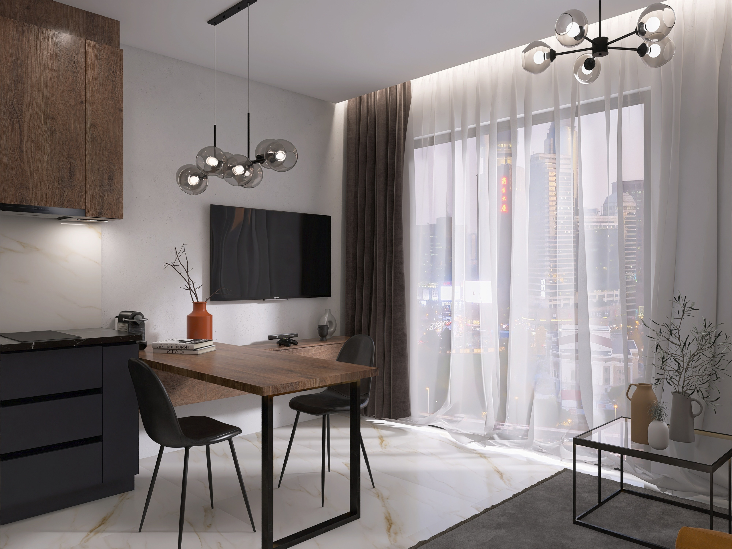 ЖК «City Bay» квартира 26 м². Дизайн для каждого