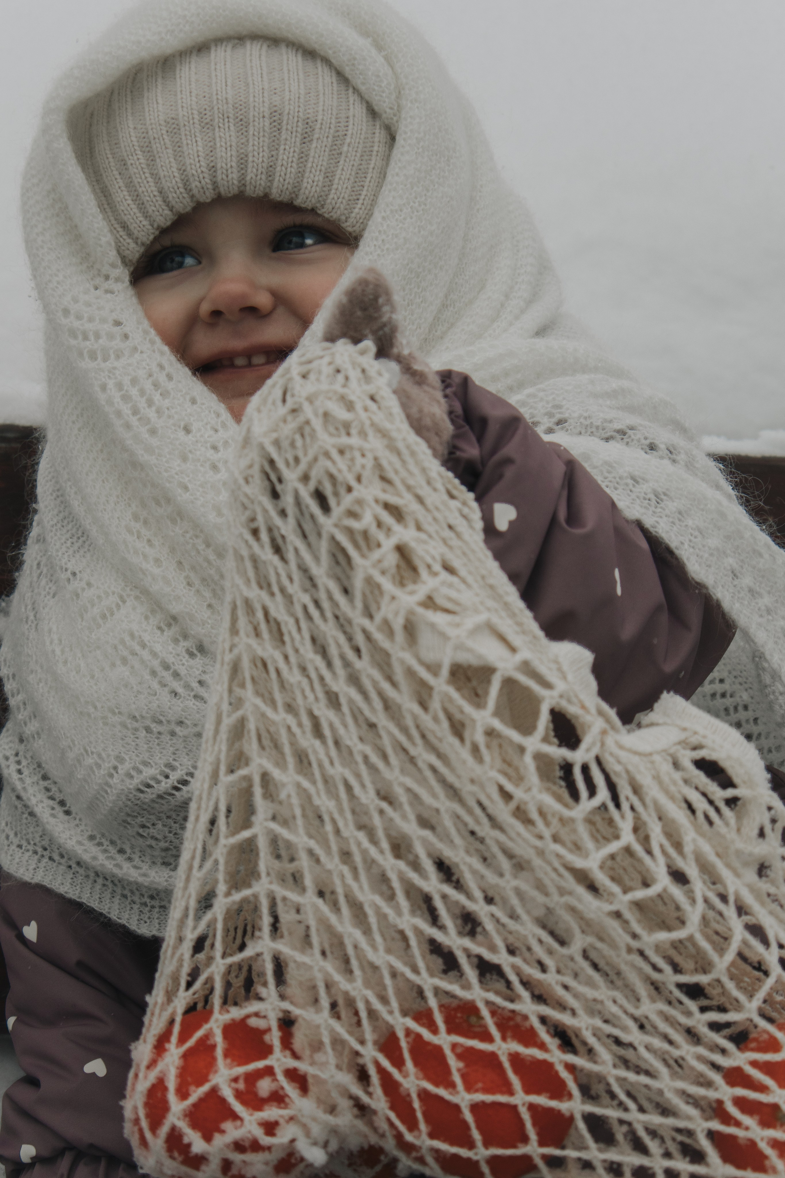 Зимняя фотосессия в парке. Семейный и женский фотограф Москва Юлия Левада