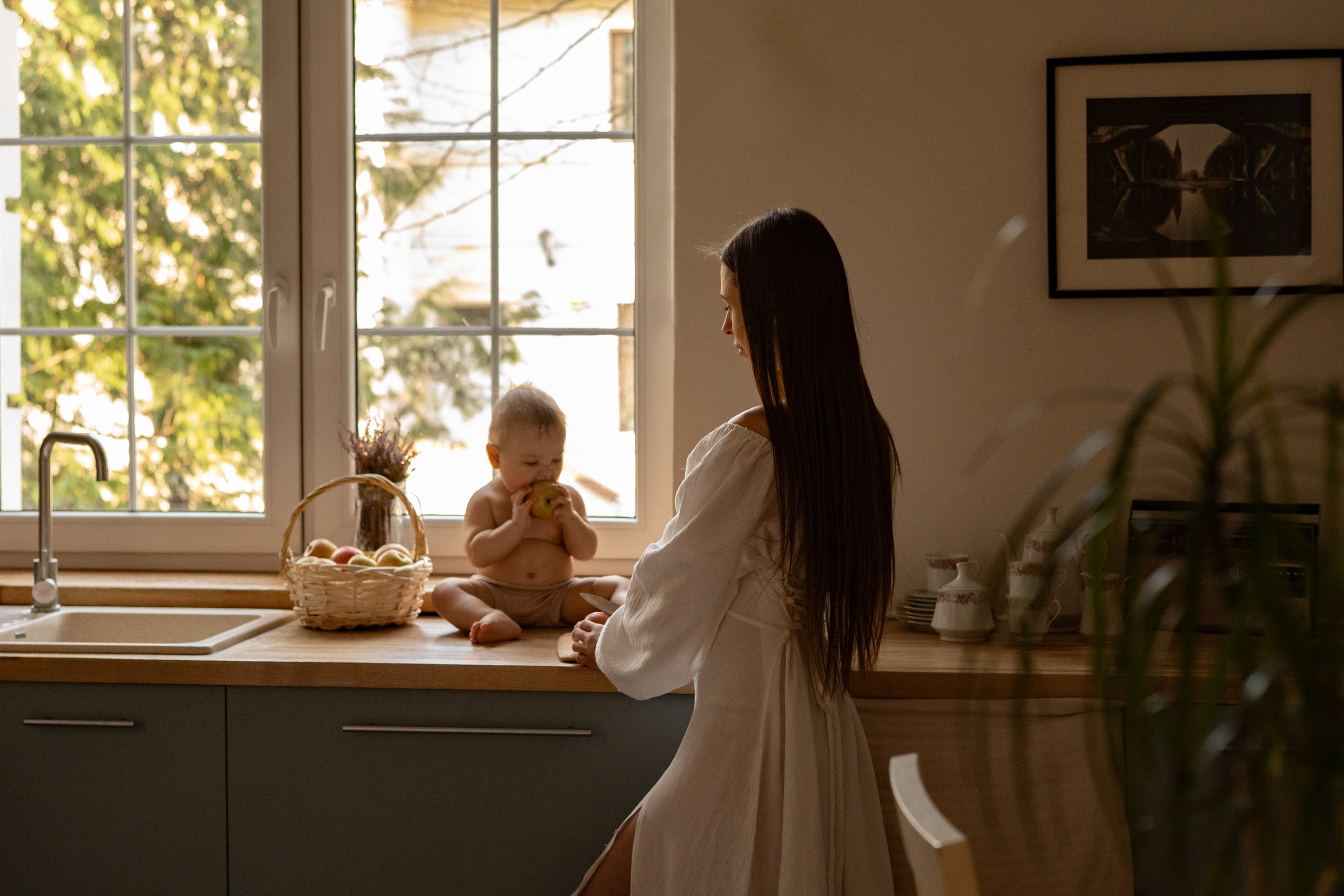«Уютным вечером». Фотограф материнства Лена Олюнина Фотограф Калининград