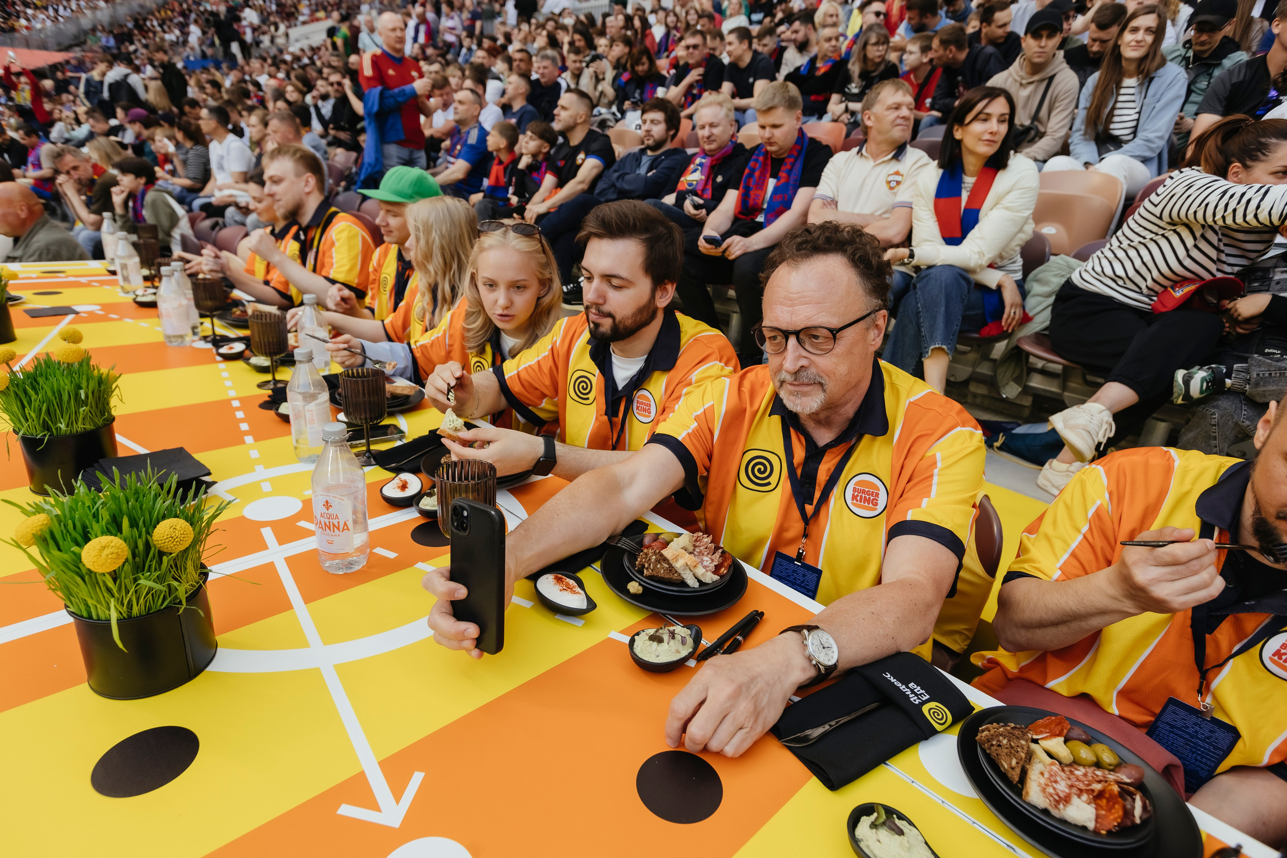 Яндекс Еда x Burger King На финале кубка России по футболу. Репортажный, event, концертный и backstage фотограф из Москвы Виталий Кривцов