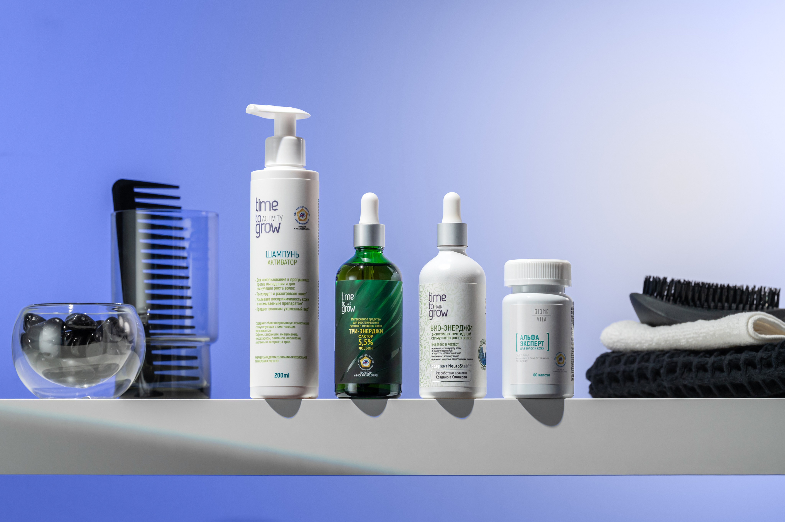 Time To Grow. Студия рекламной и предметной съемки товаров WELKO Studio