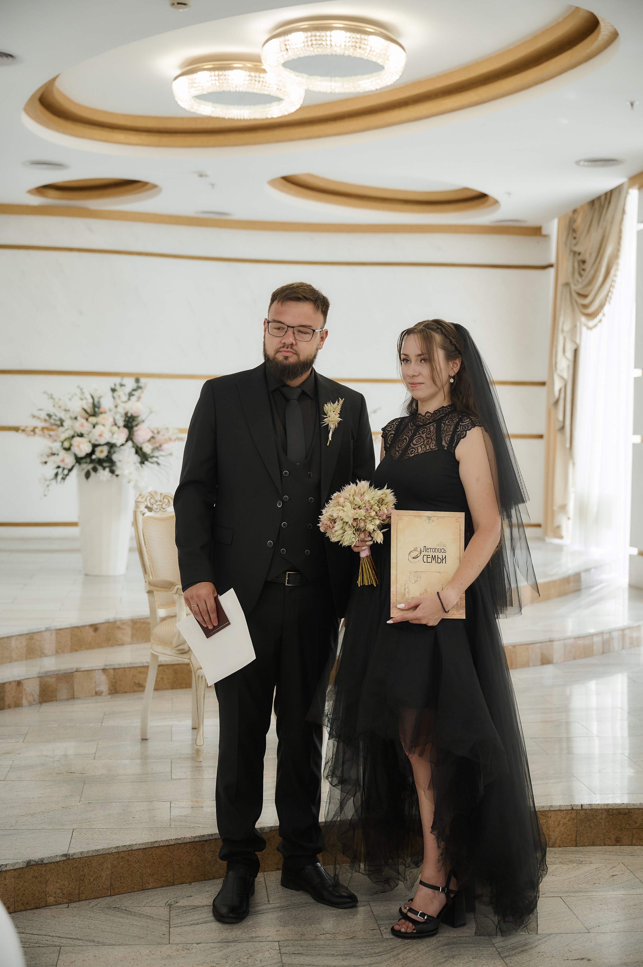 Свадебная фотосессия в Туле в черном. Свадебный фотограф в Туле Никита Беляев